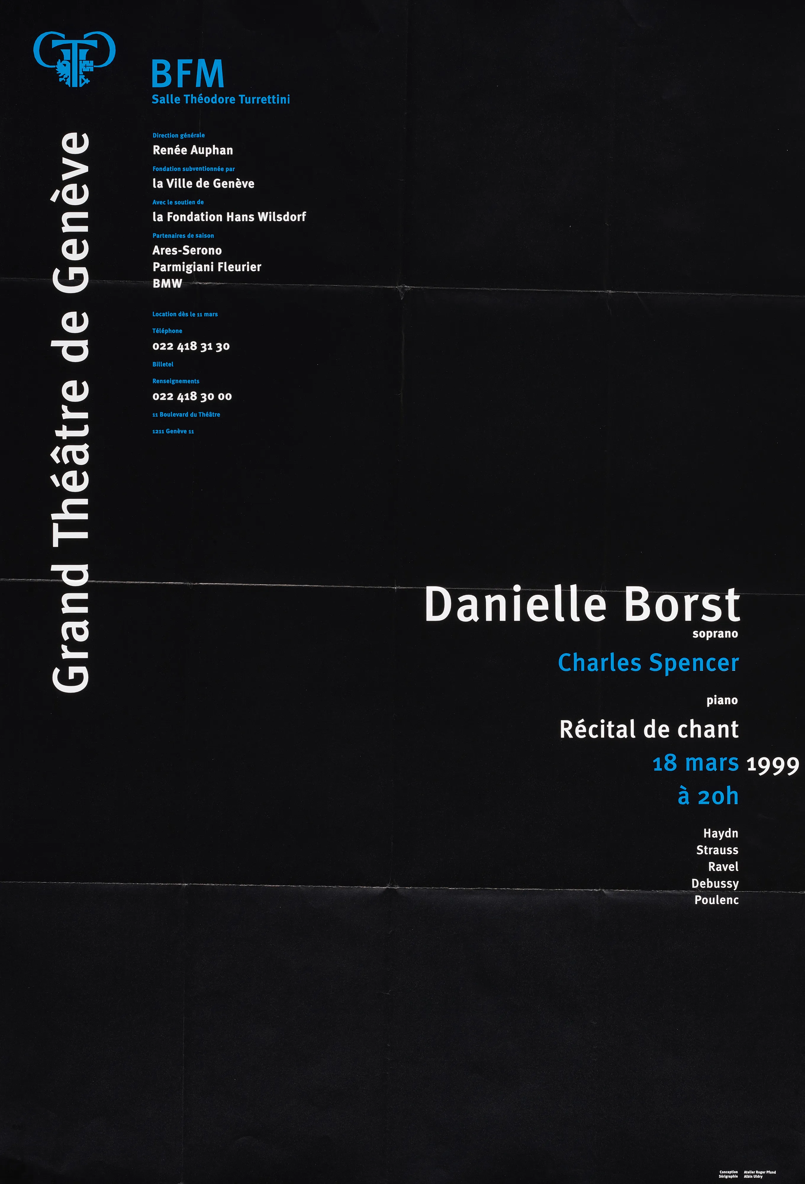 Récital de chant, Danielle Borst soprano