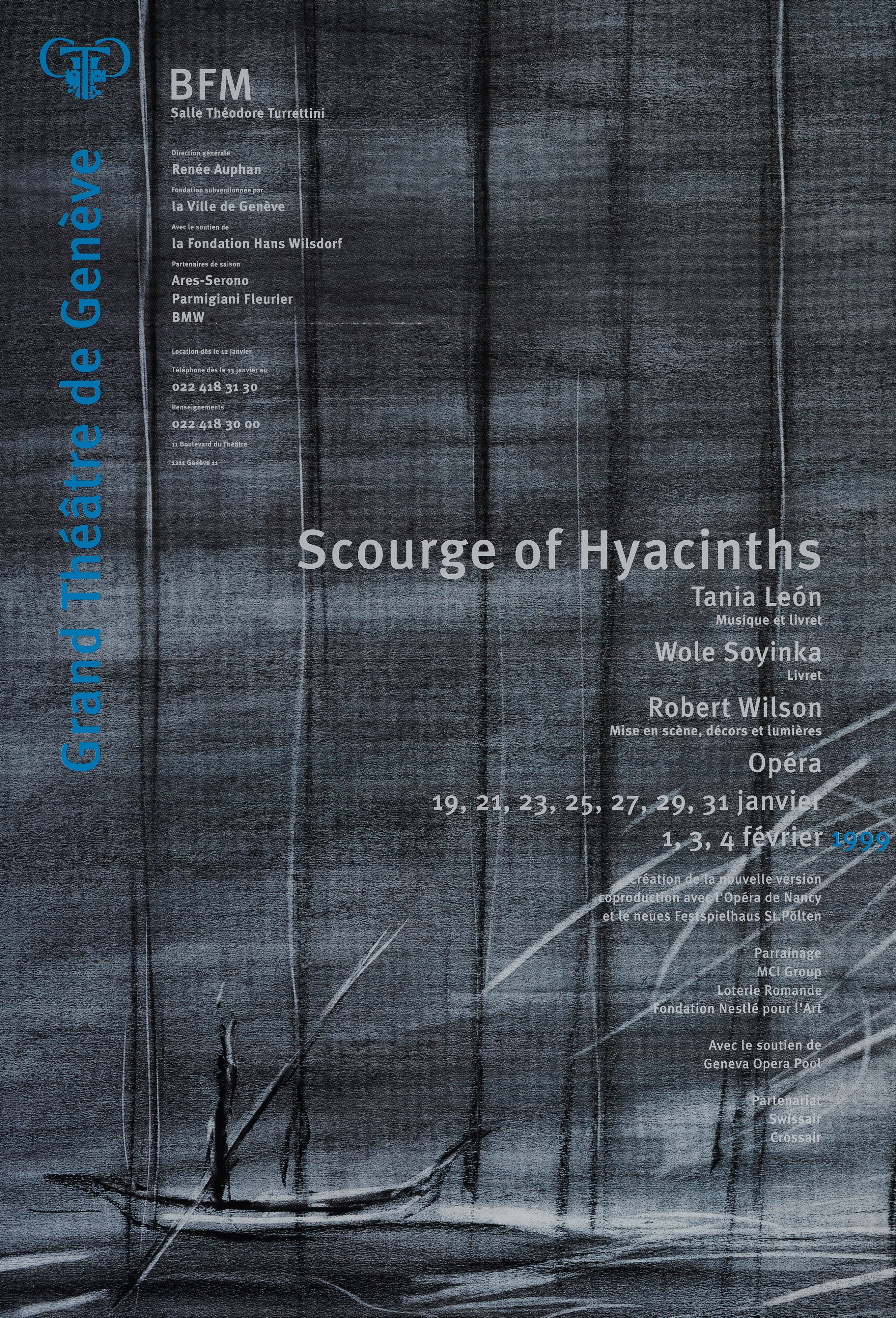 Scourge of Hyacinths, opéra