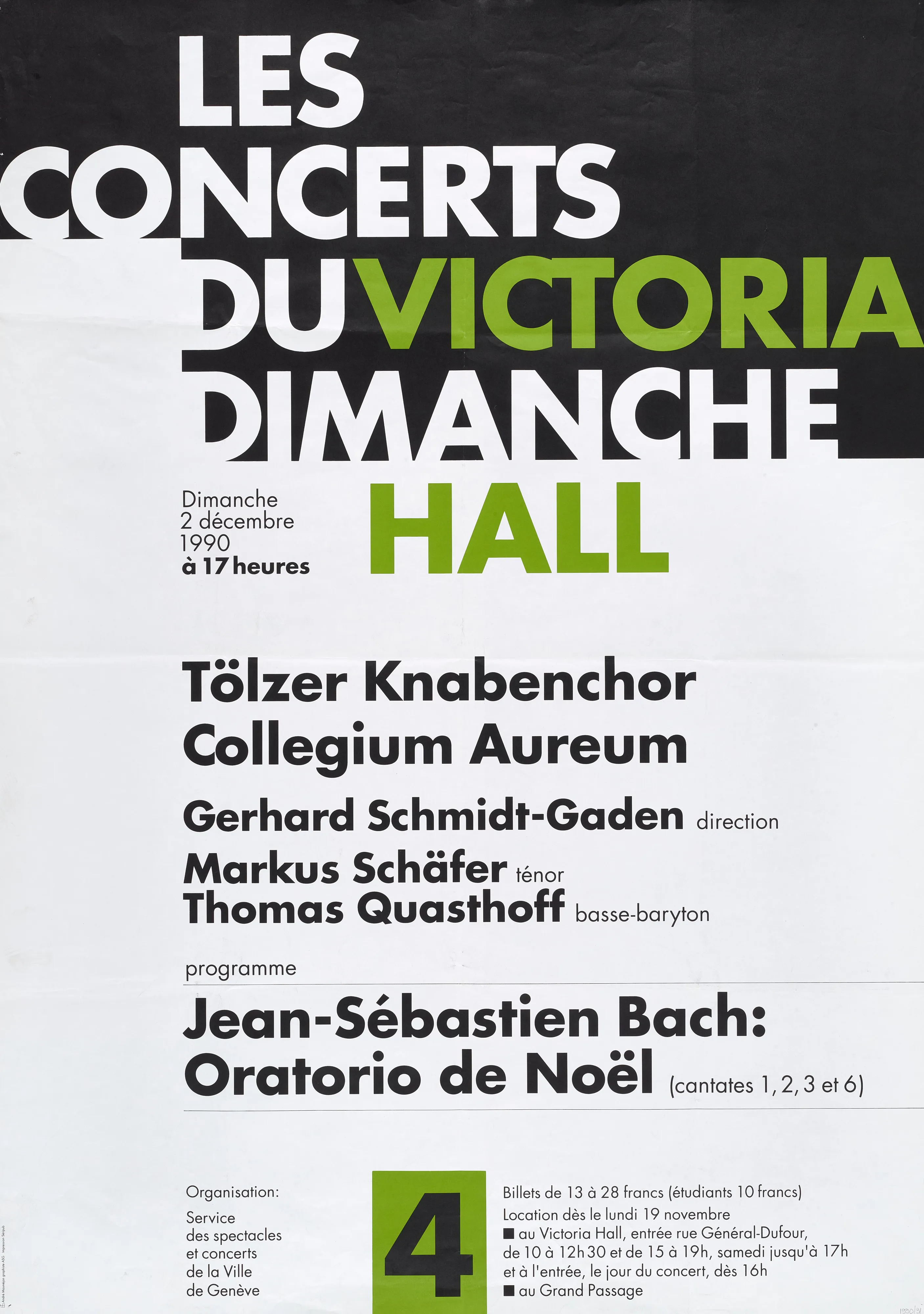 Les Concerts du Dimanche 4, Tölzer Knabenchor Collegium Aureum
