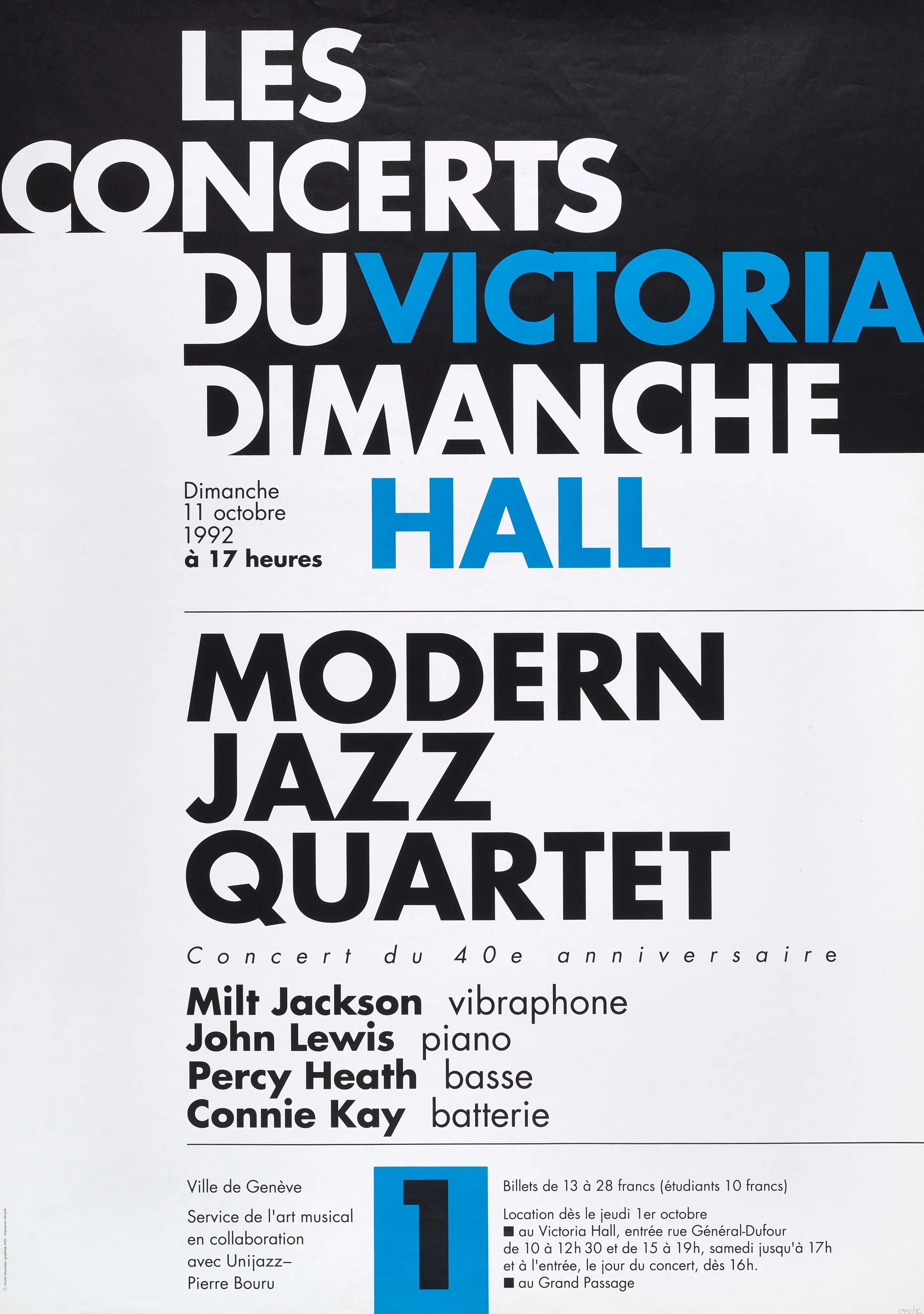 Les Concerts du Dimanche 1, Modern Jazz Quartet