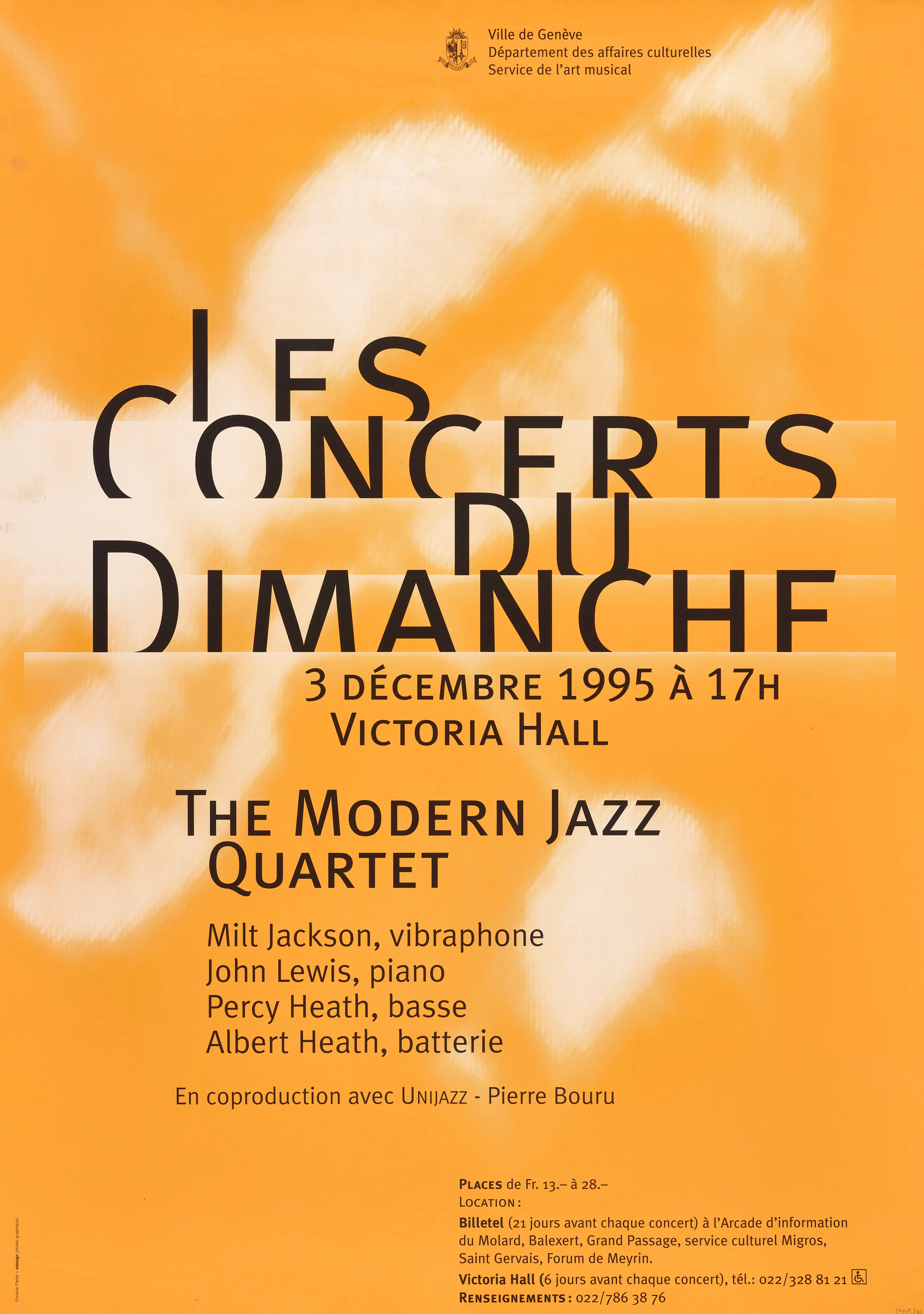 Les Concerts du Dimanche, The Modern Jazz Quartet