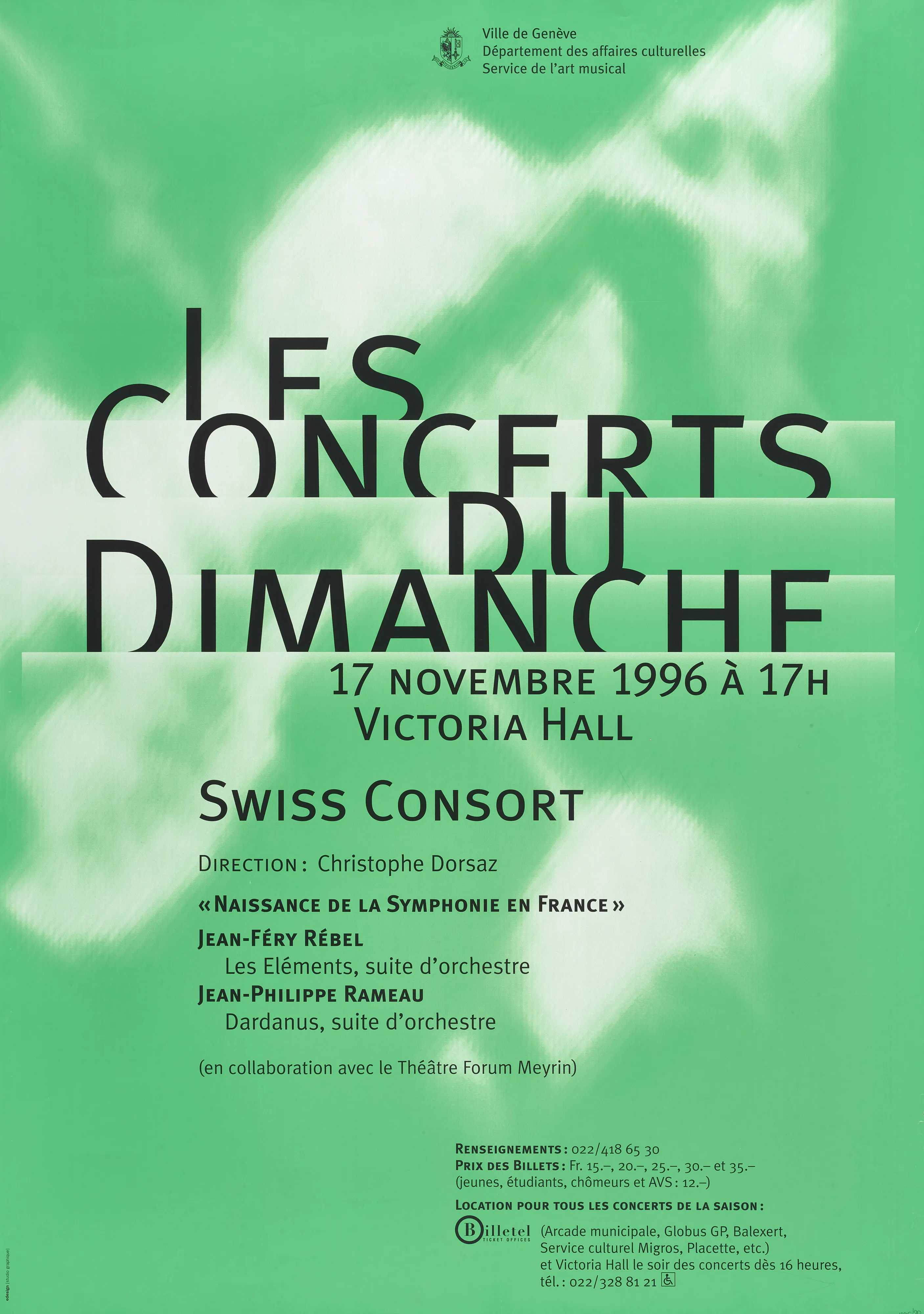 Les Concerts du Dimanche, Swiss Consort