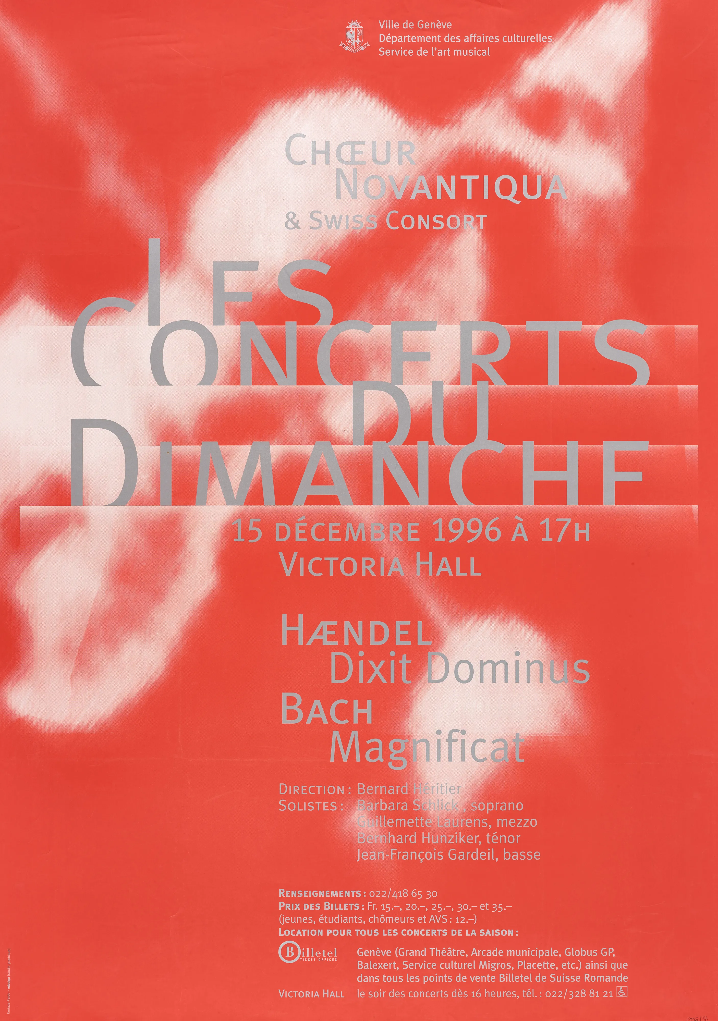 Les Concerts du Dimanche, Choeur Novantigua & Swiss Consort