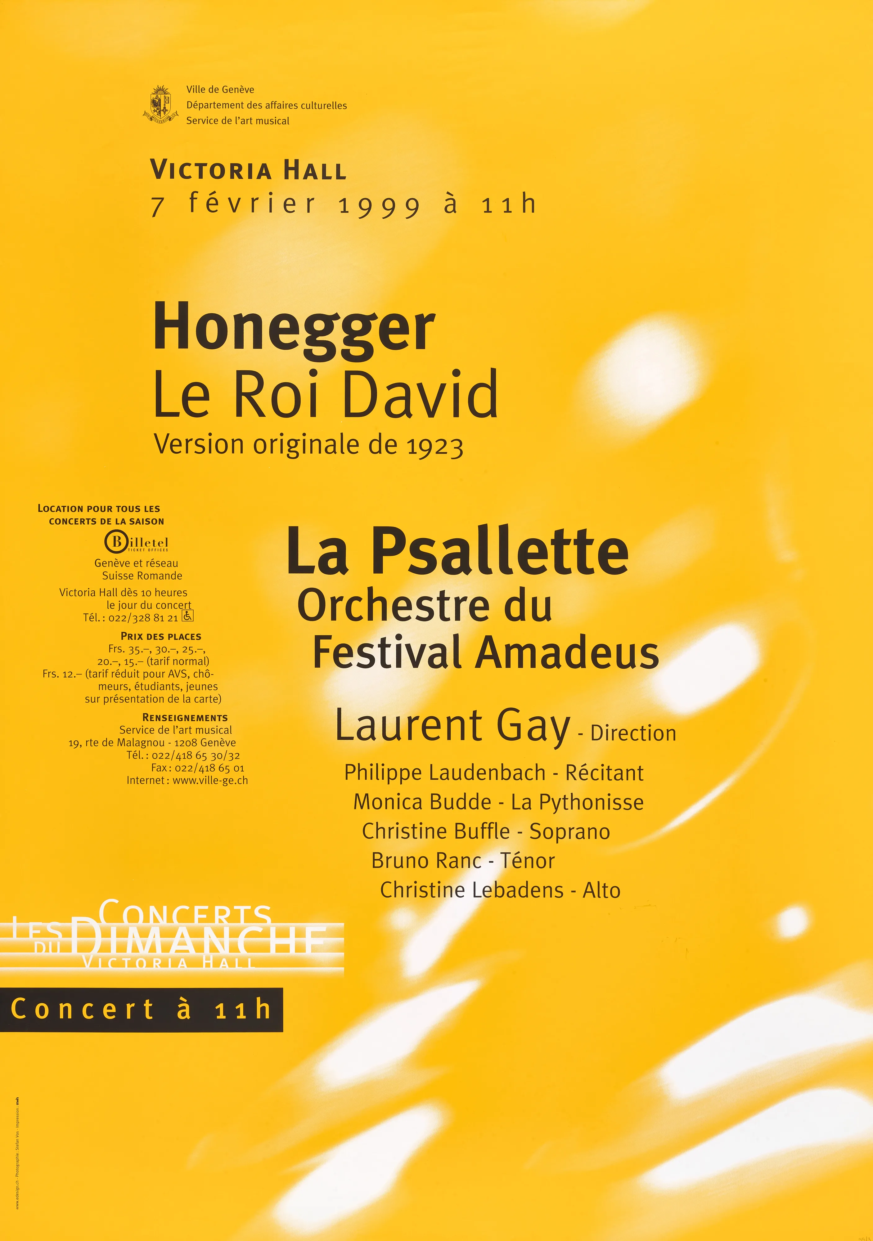 Les Concerts du Dimanche, La Psallette