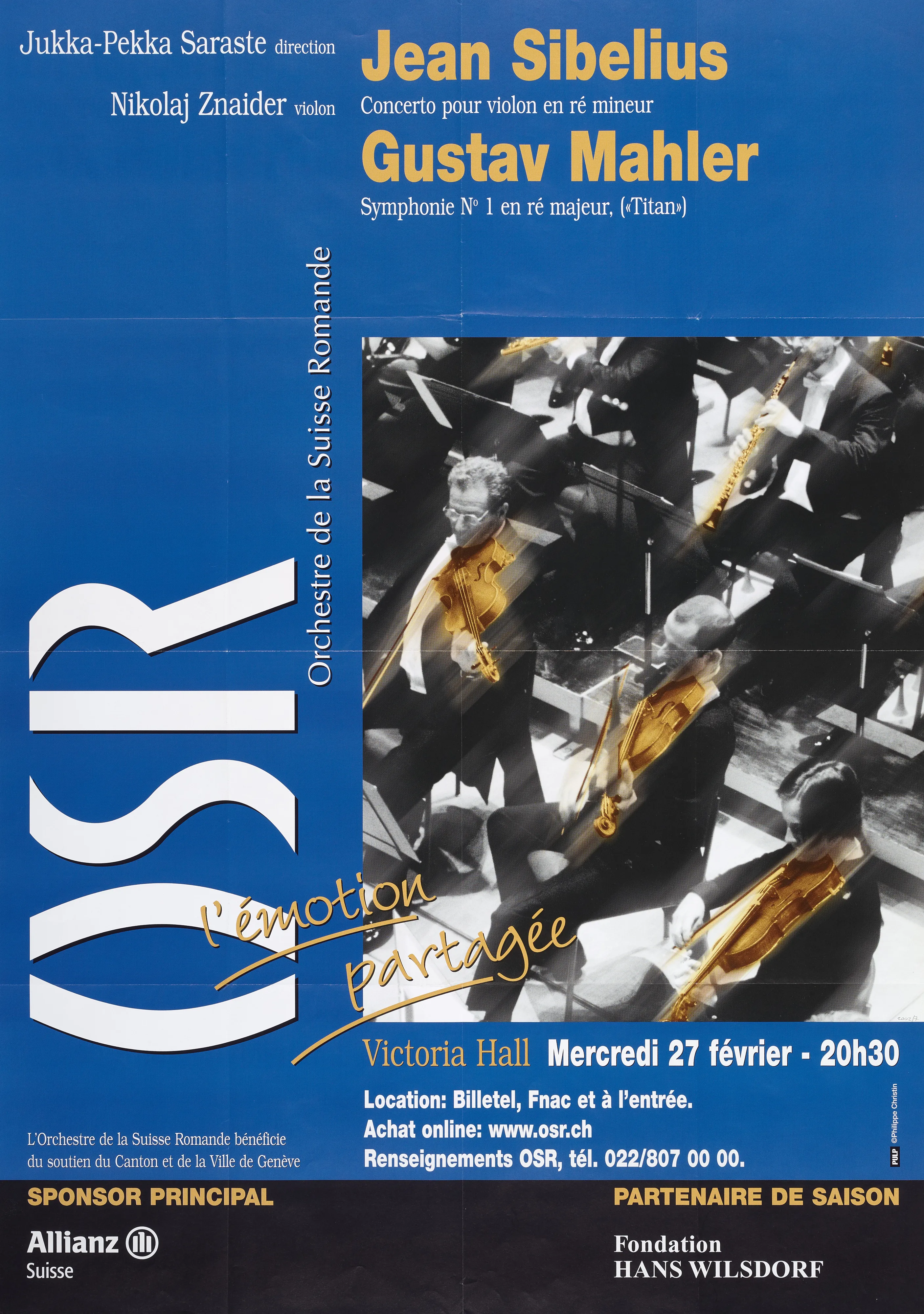 OSR. Sibelius, Mahler