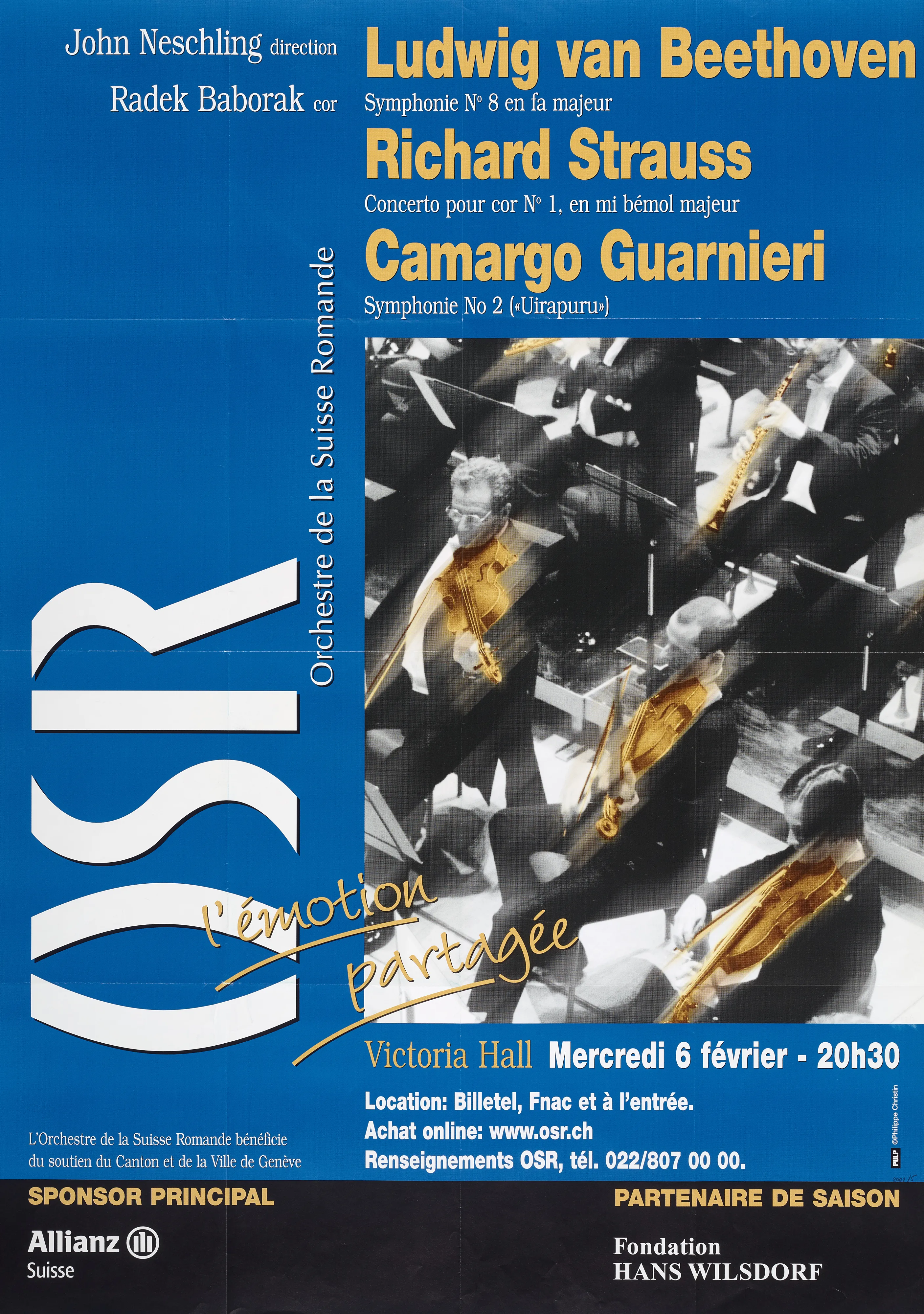 OSR. Beethoven, Strauss, Guarnieri