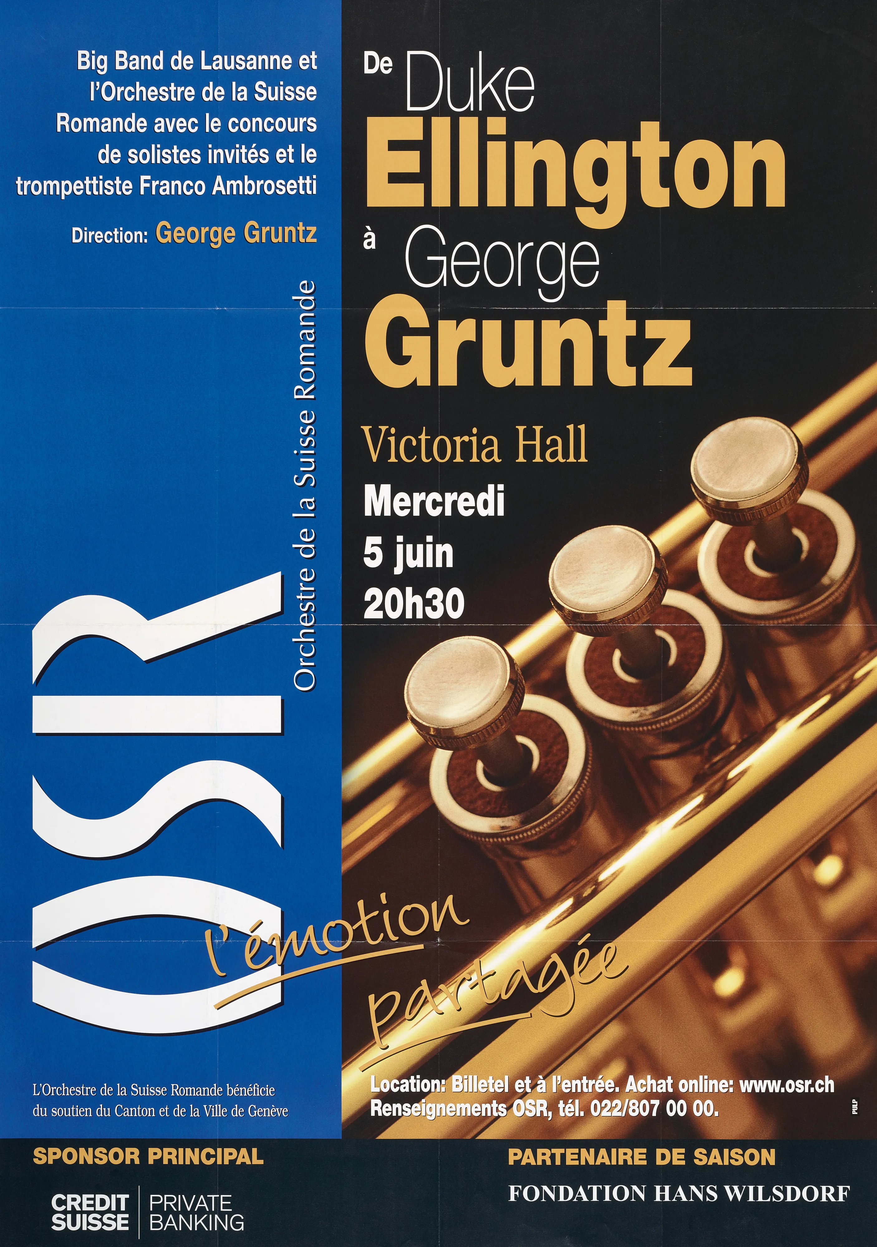 OSR. de Ellington à Gruntz