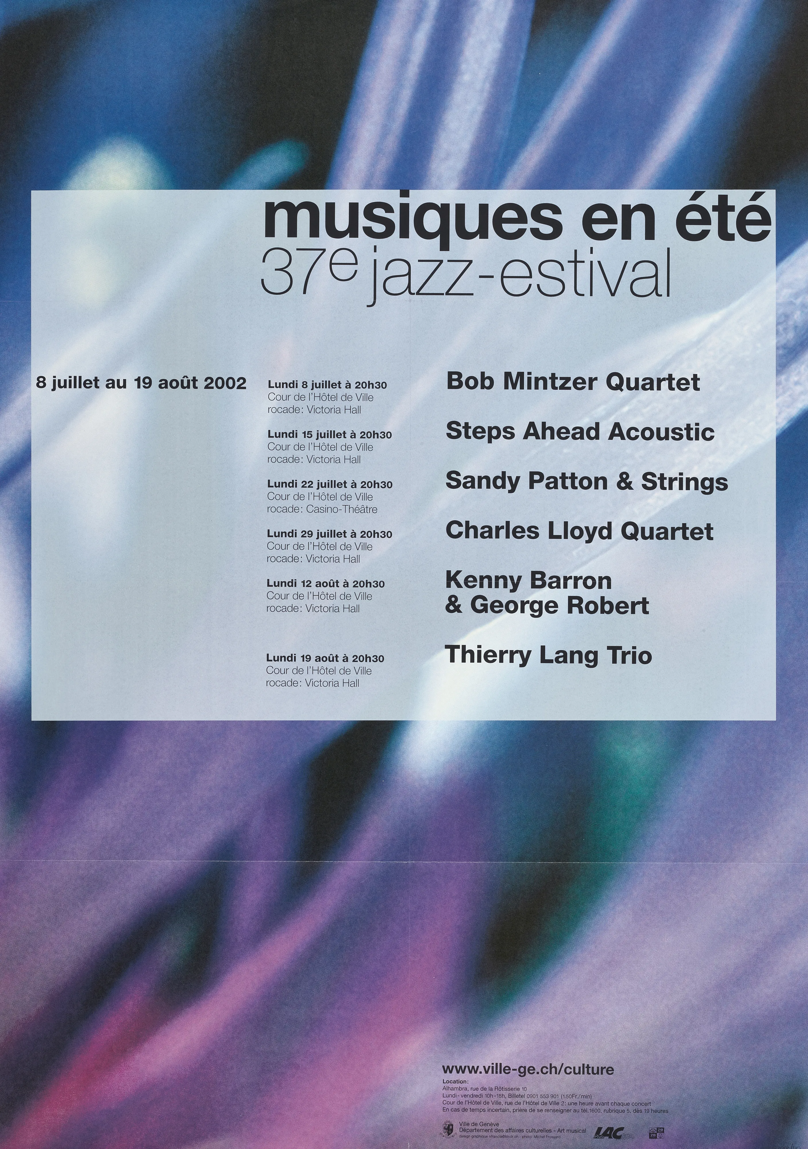 Musiques en été. 37e jazz-estival