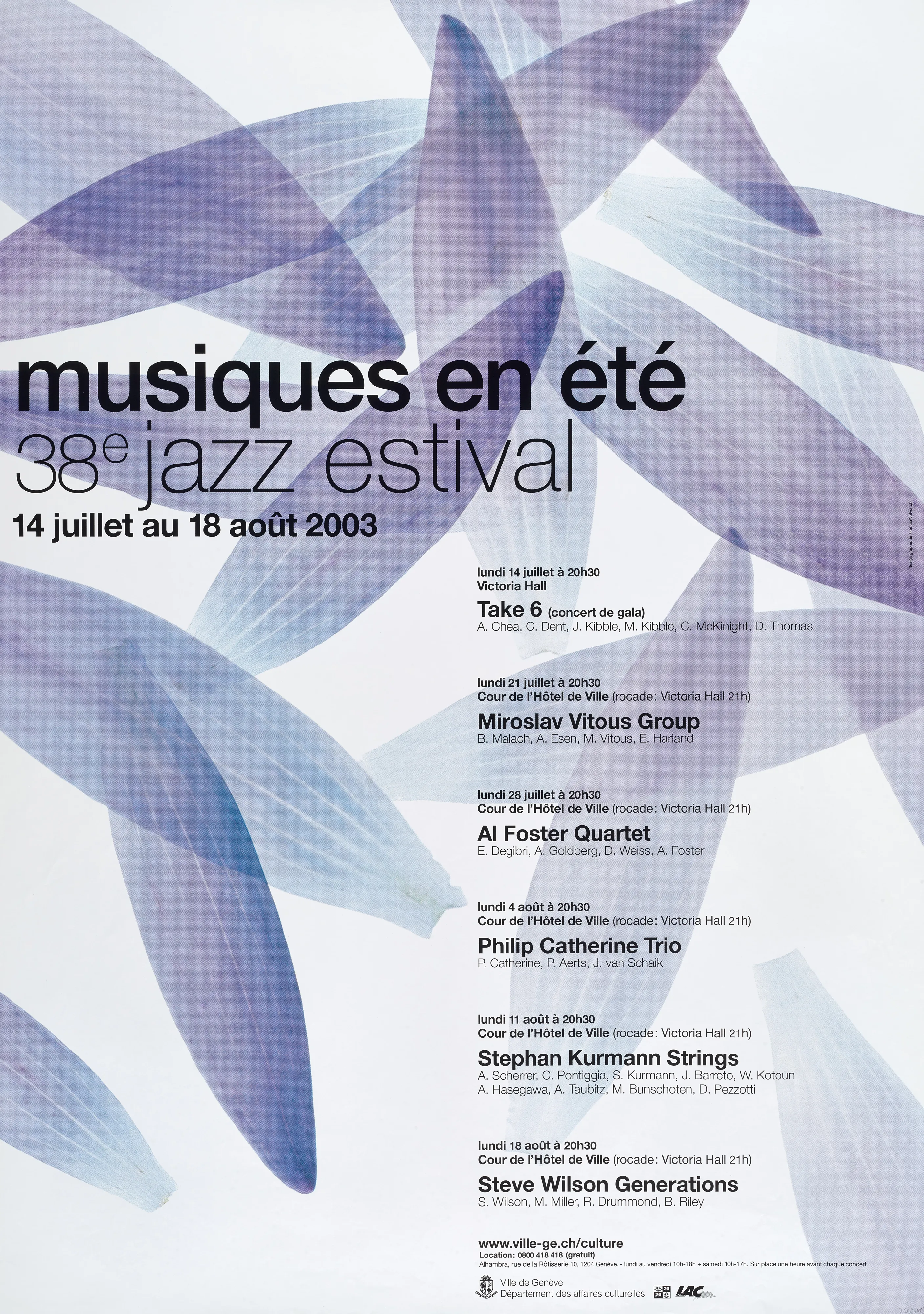 Musiques en été. 38e jazz estival
