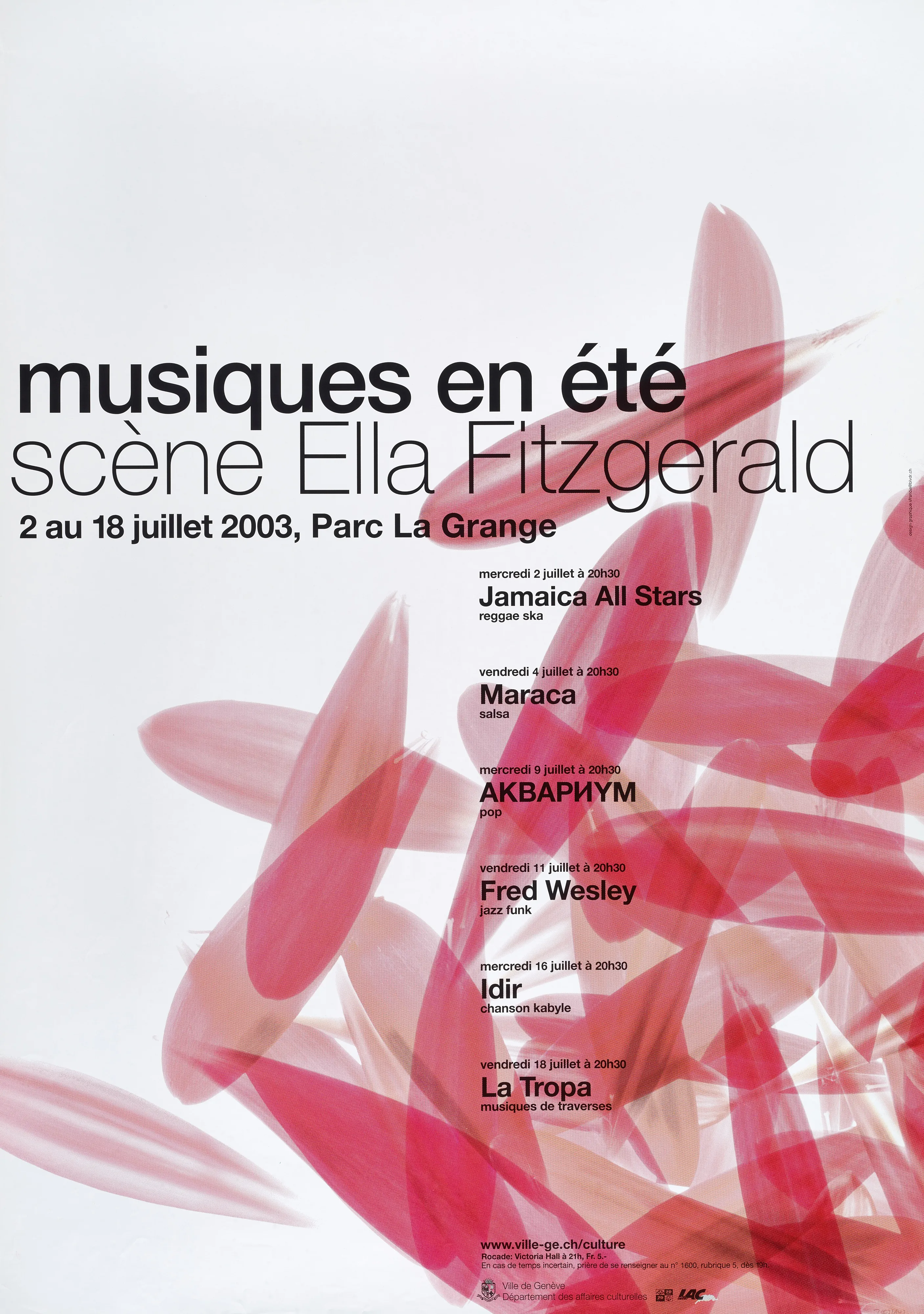 Musiques en été. Scène Ella Fitzgerald