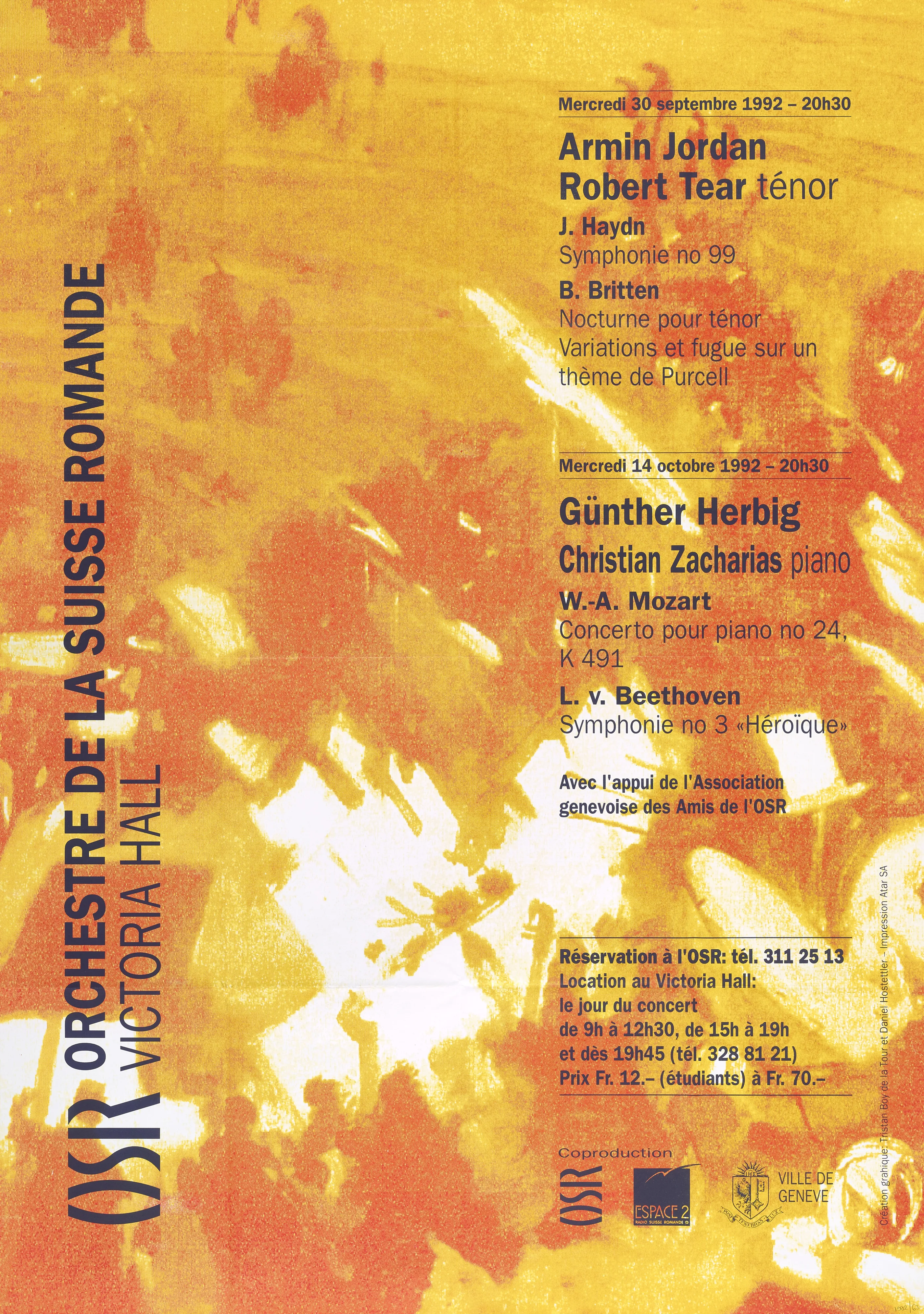 Orchestre de la Suisse Romande, Armin Jordan