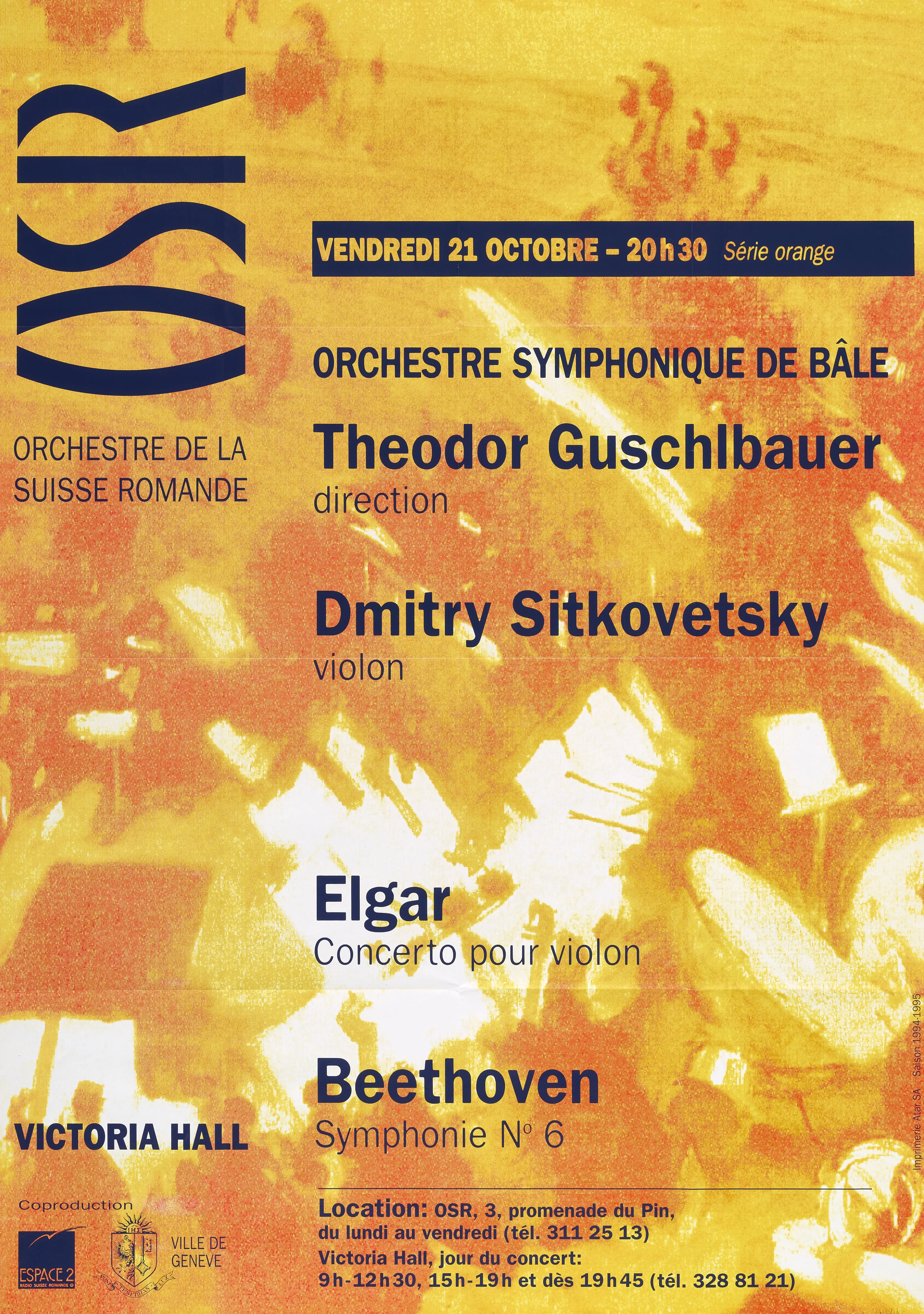 Orchestre de la Suisse Romande, Theodor Guschlbauer direction