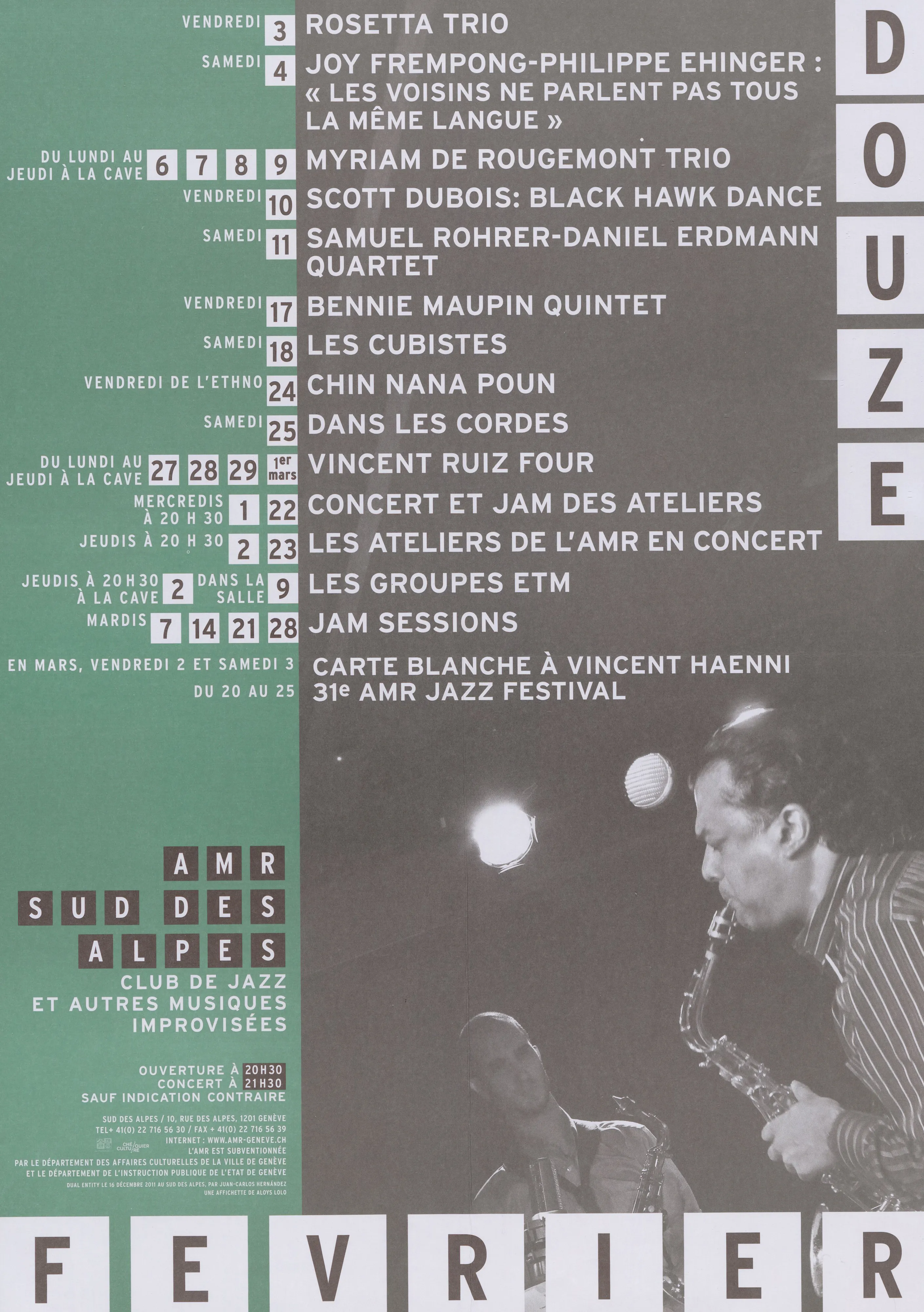AMR Sud des Alpes, club de jazz et autres musiques improvisées