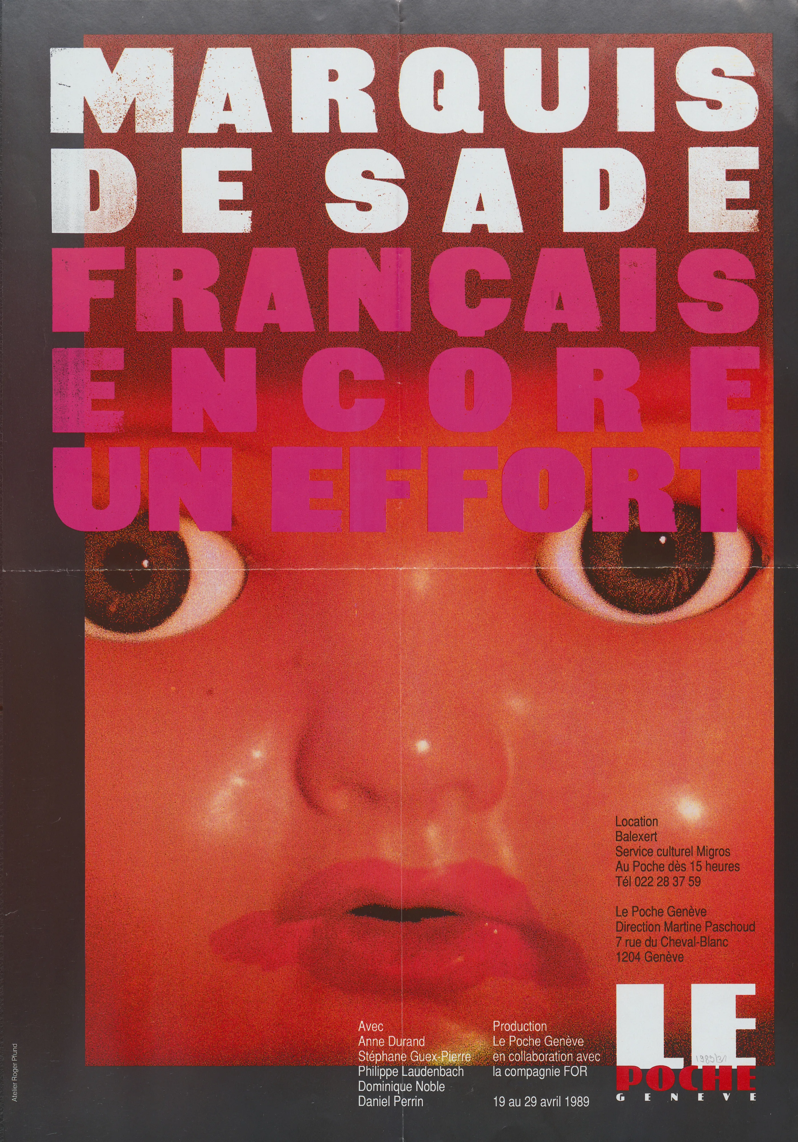 Français encore un effort, Marquis de Sade