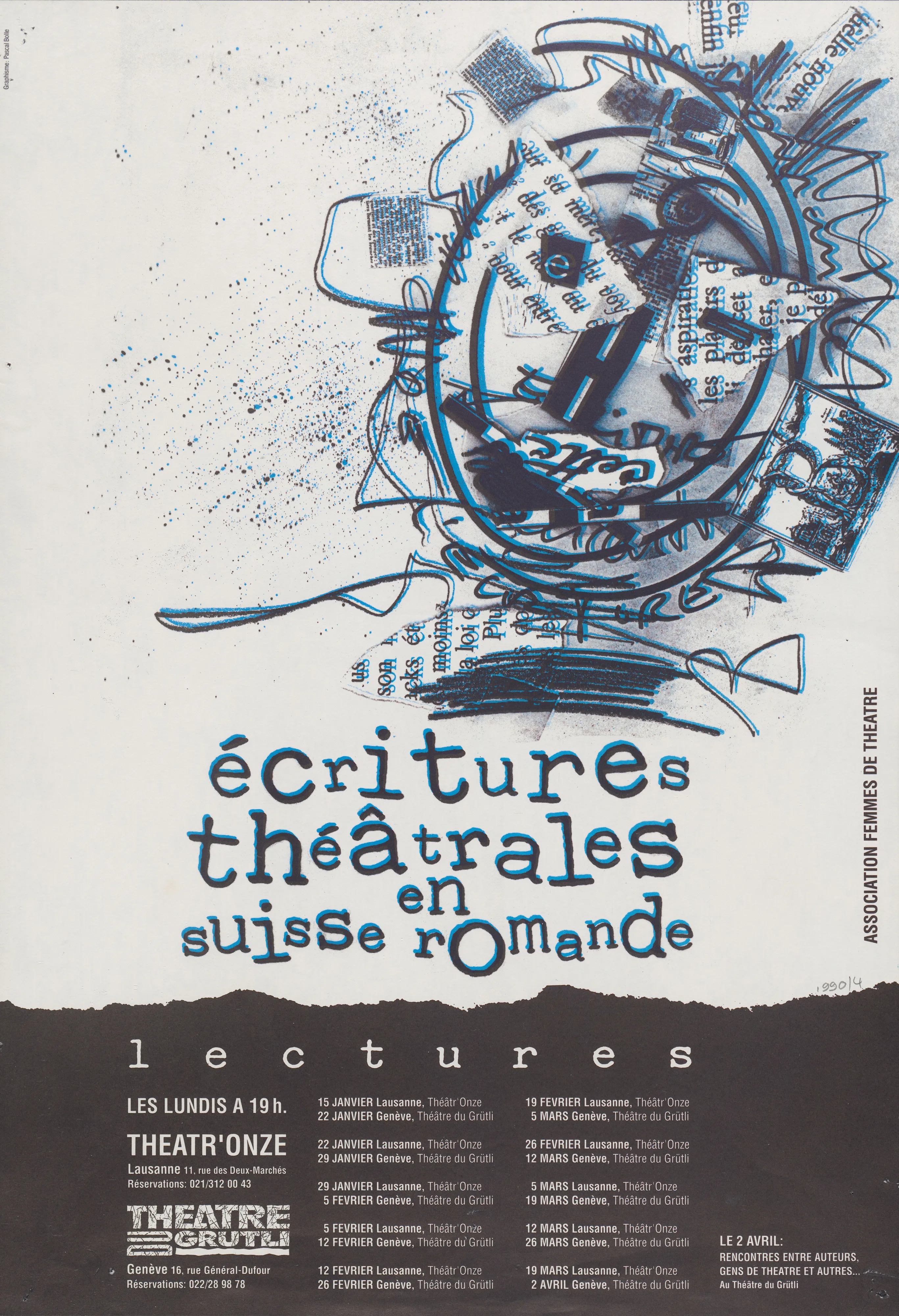 Ecritures théâtrales en Suisse romande, lectures