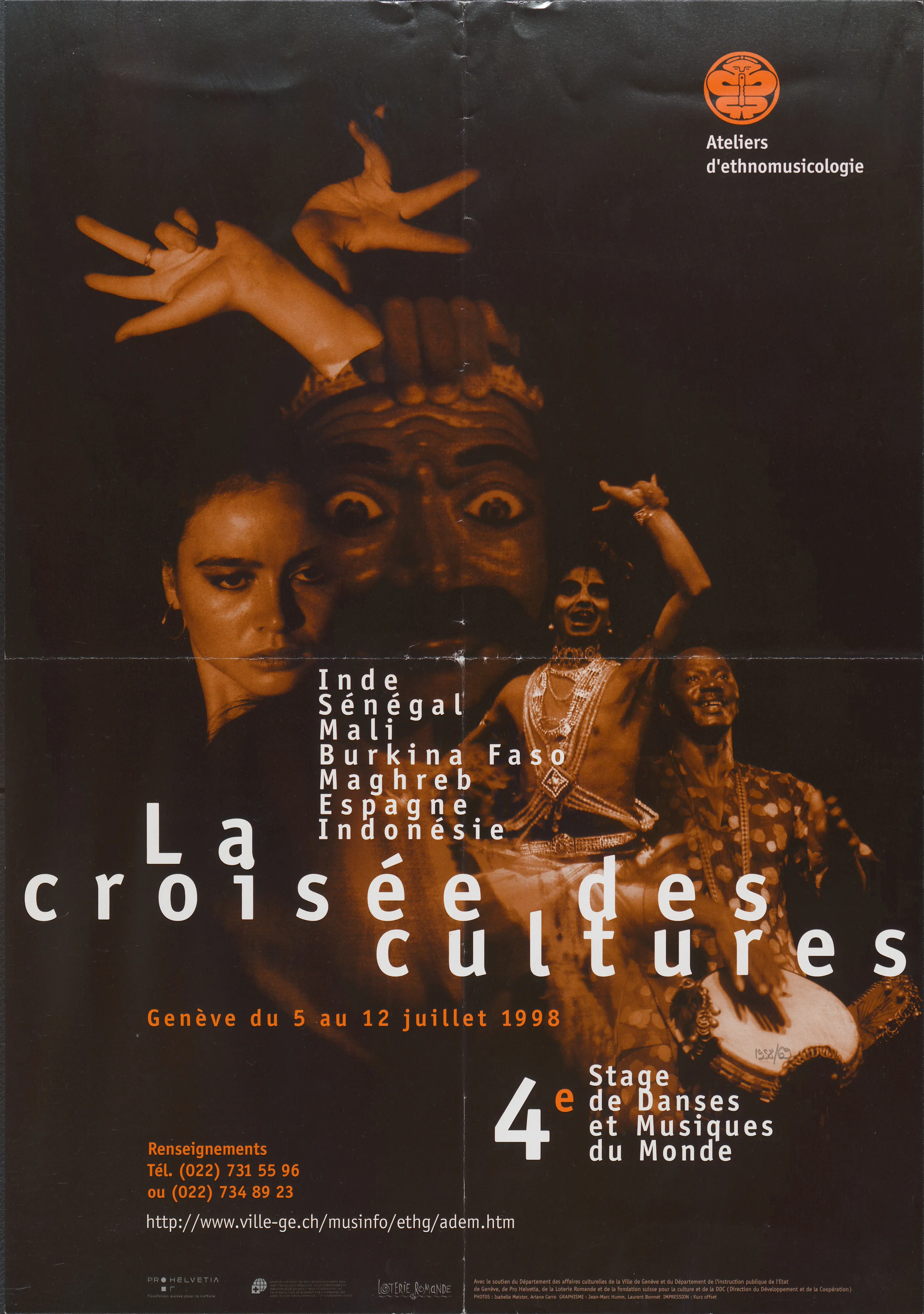 La croisée des cultures, 4e stage de danses et musiques du monde