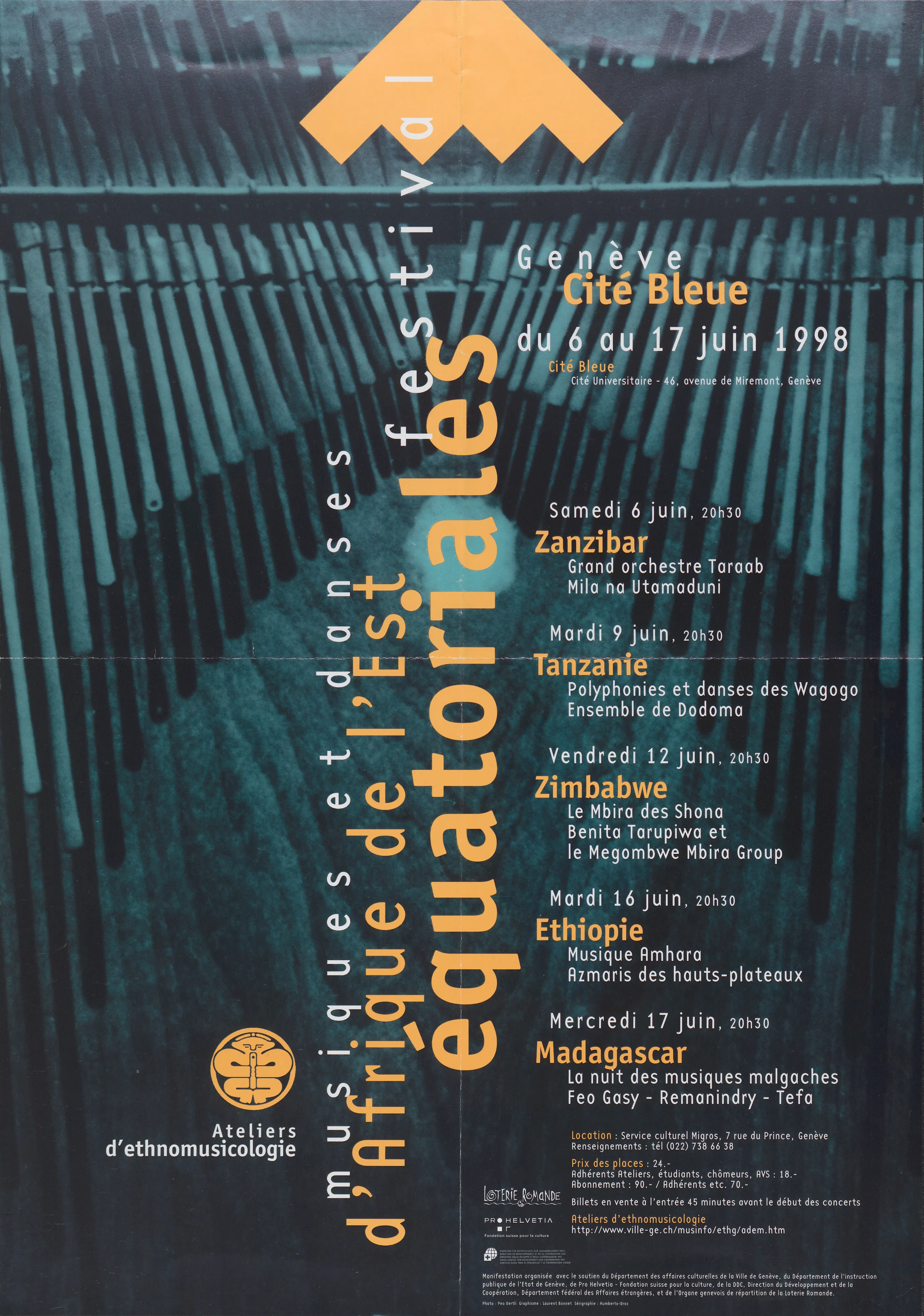 Musiques et danses d’Afrique de l’Est équatoriales, festival