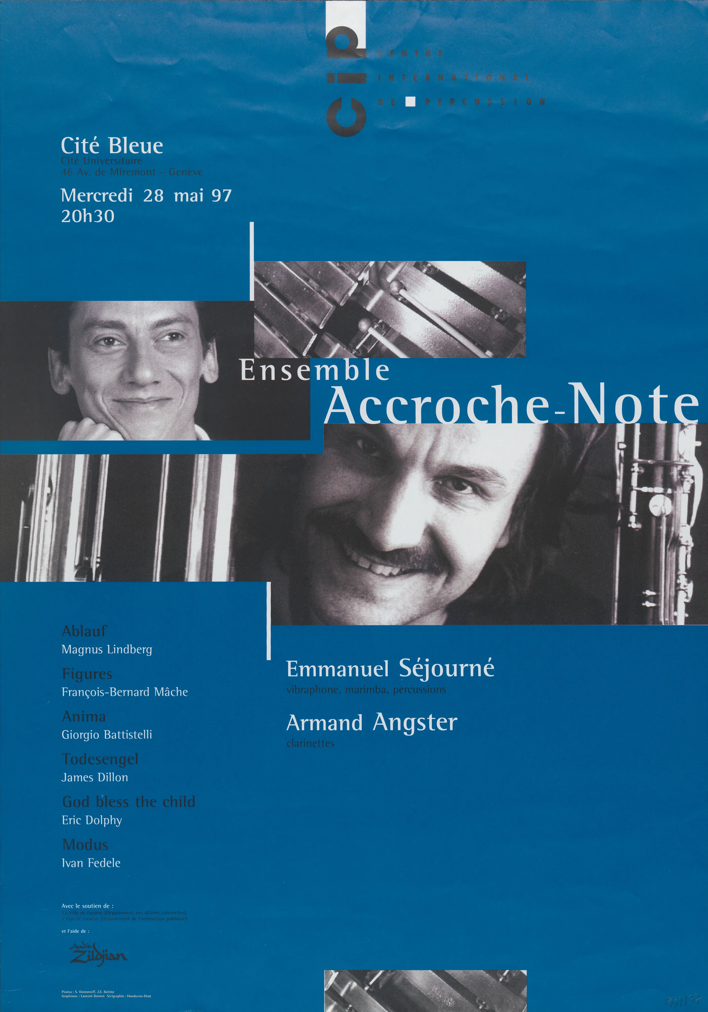 Ensemble Accroche-Note, Emmanuel Séjourné vibraphone