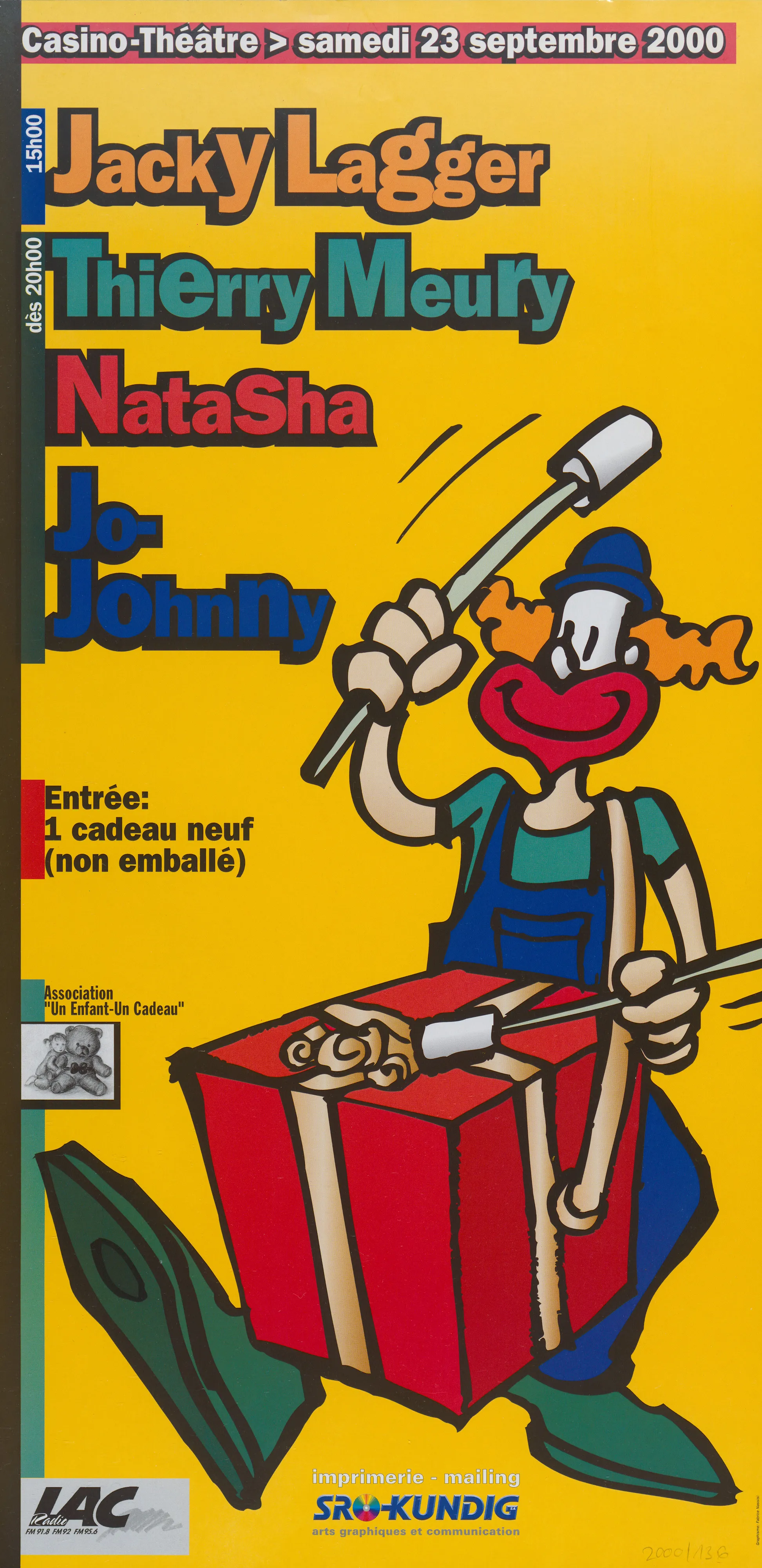 Jacky Lagger. Thierry Meury. Natasha. Jo-Johnny