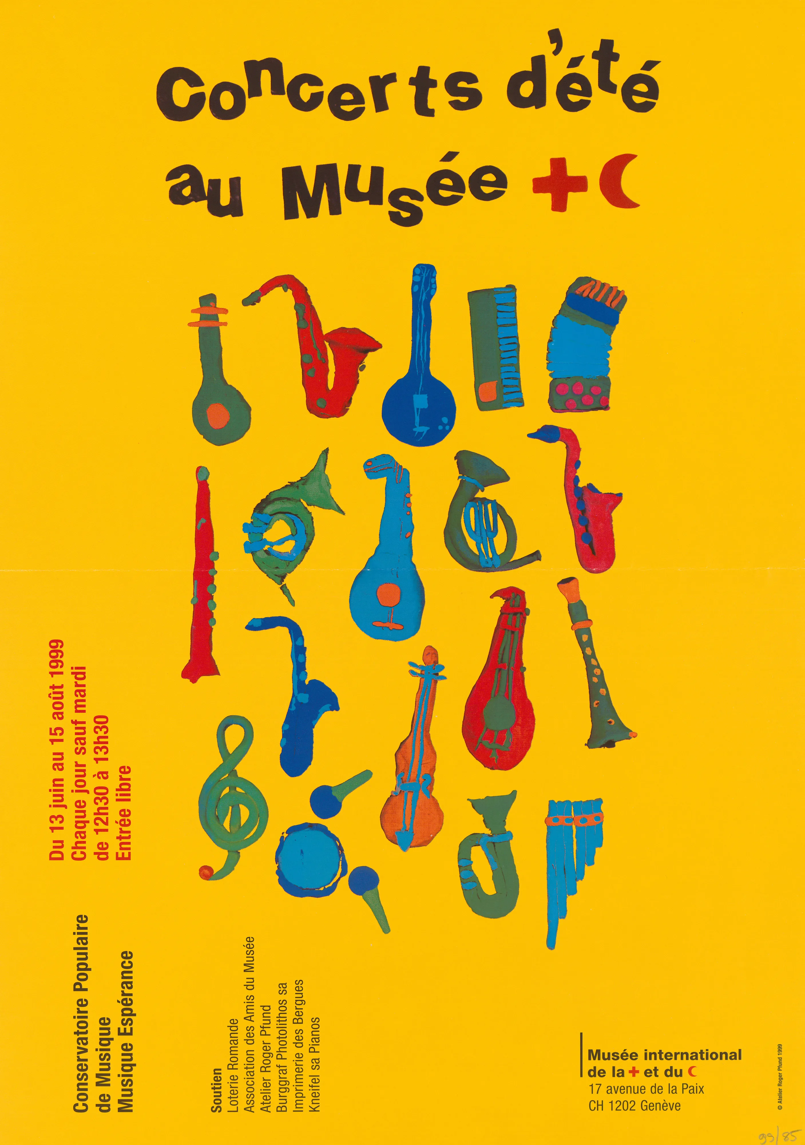 Concerts d’été au musée, Conservatoire populaire de musique
