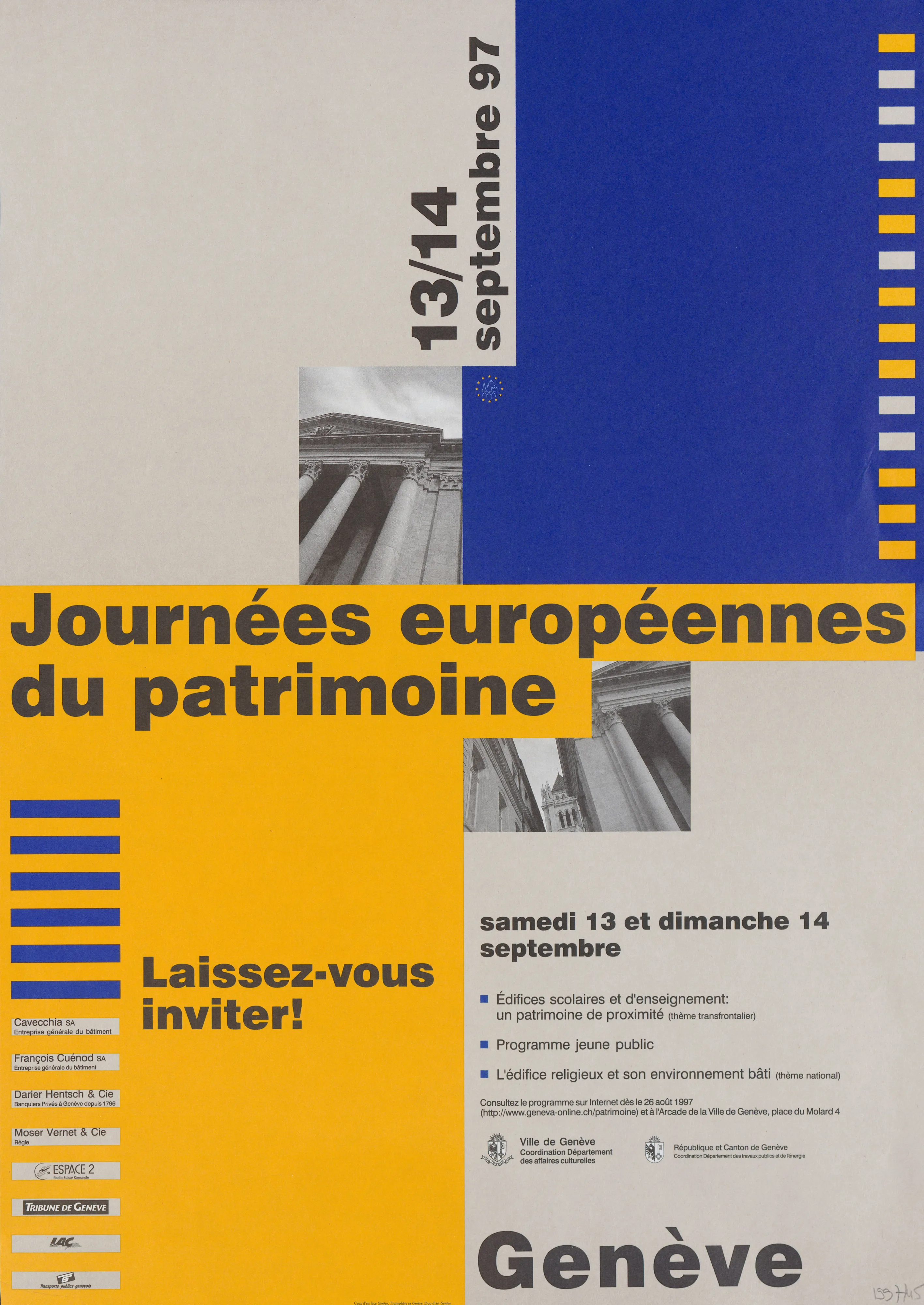 Journées européennes du patrimoine, Laissez-vous inviter!