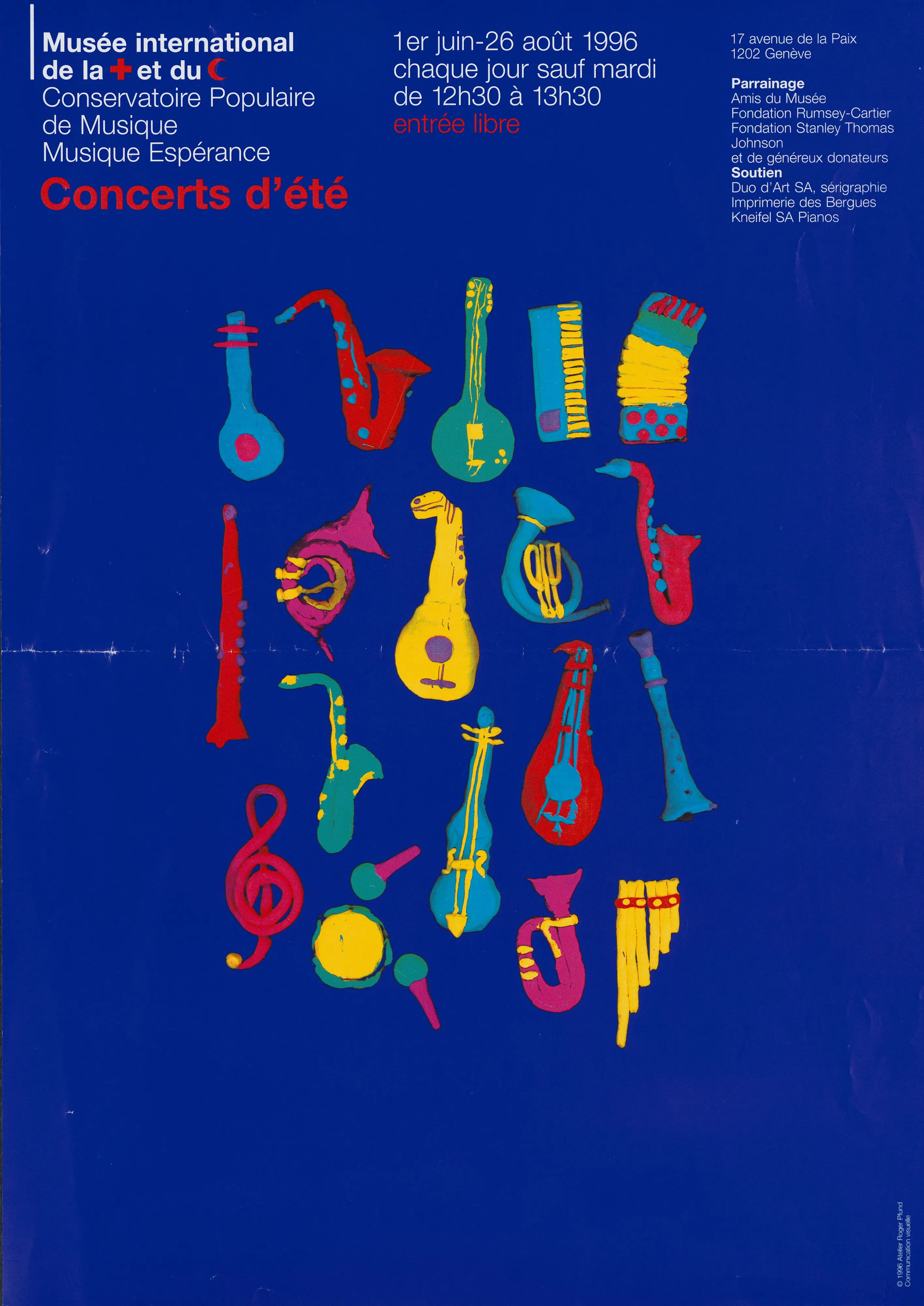 Concerts d’été, Conservatoire populaire de musique
