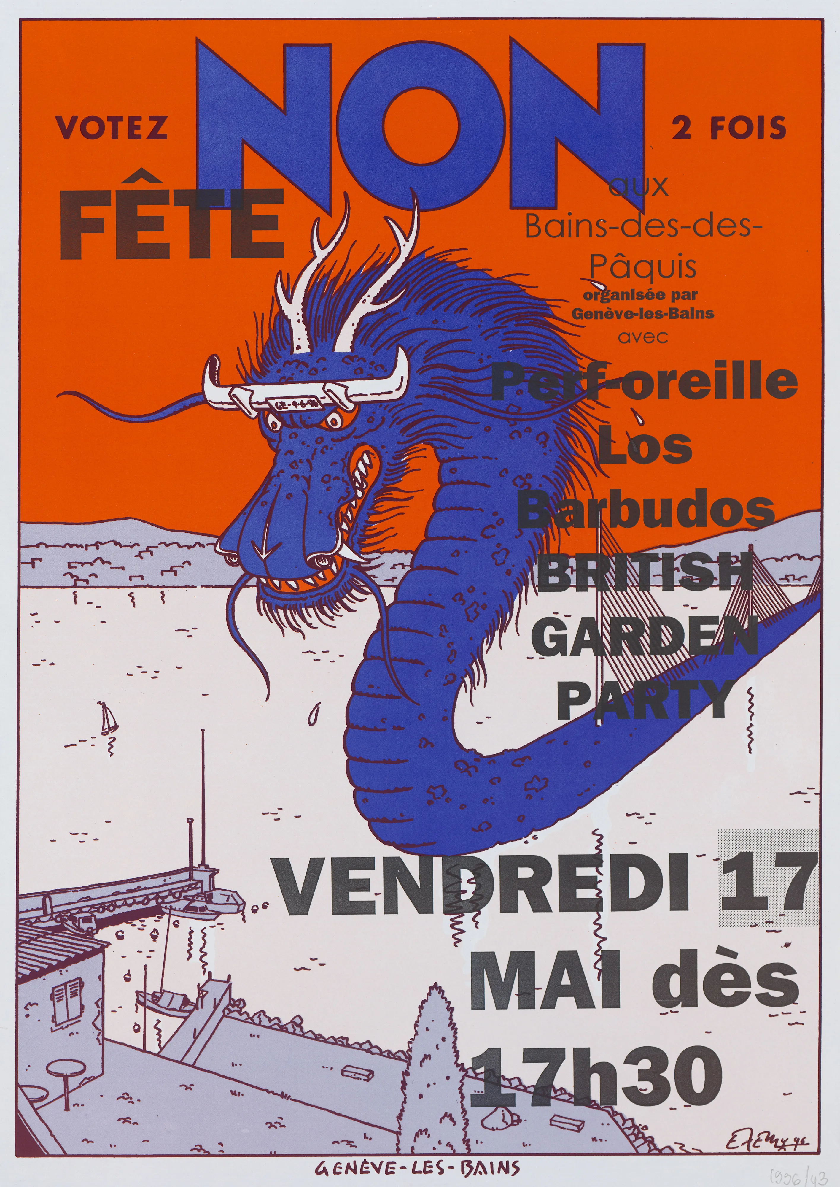 Votez 2 fois non, Fête aux Bains-des-Pâquis