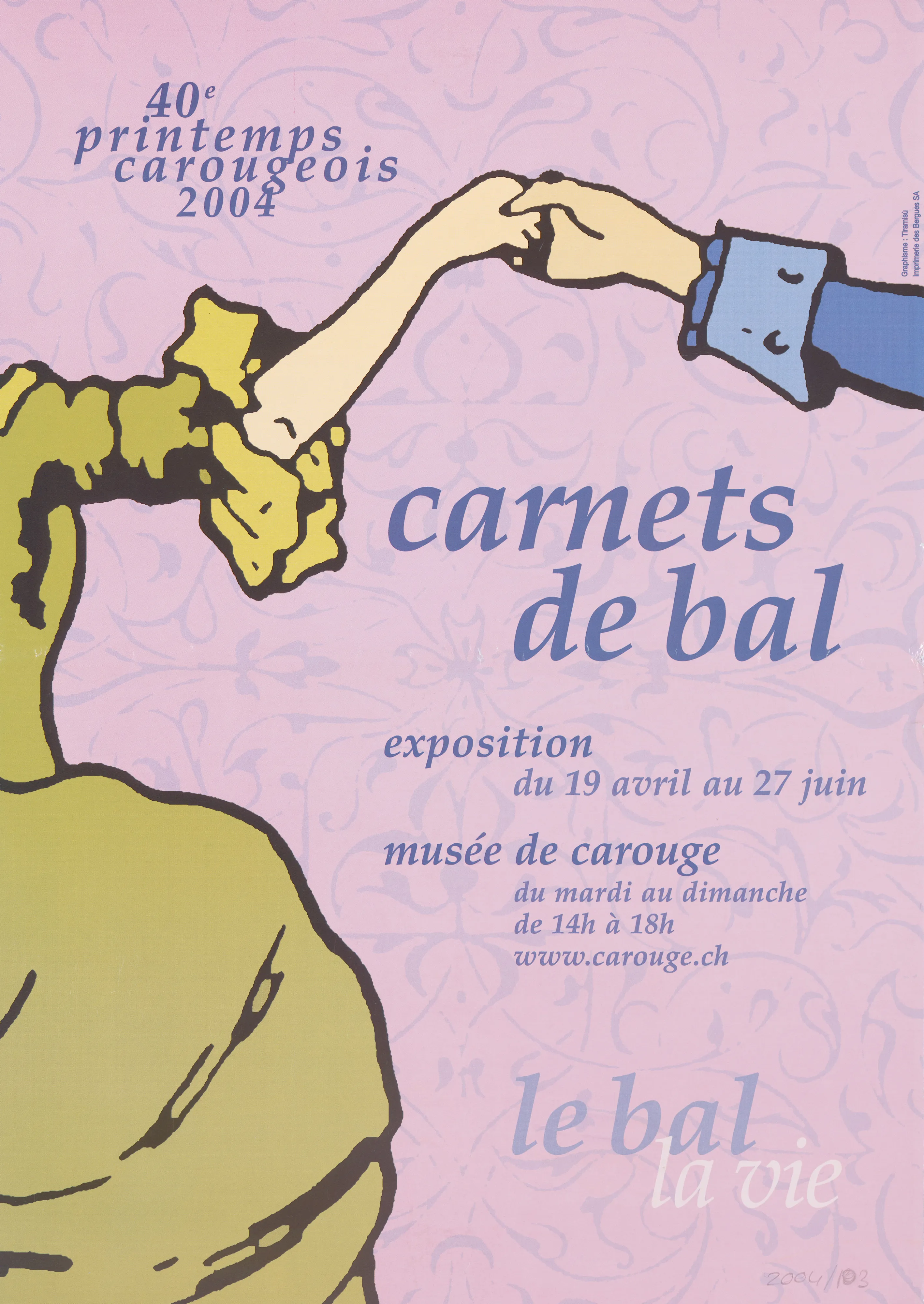 40e printemps carougeois 2004. Carnets de bal