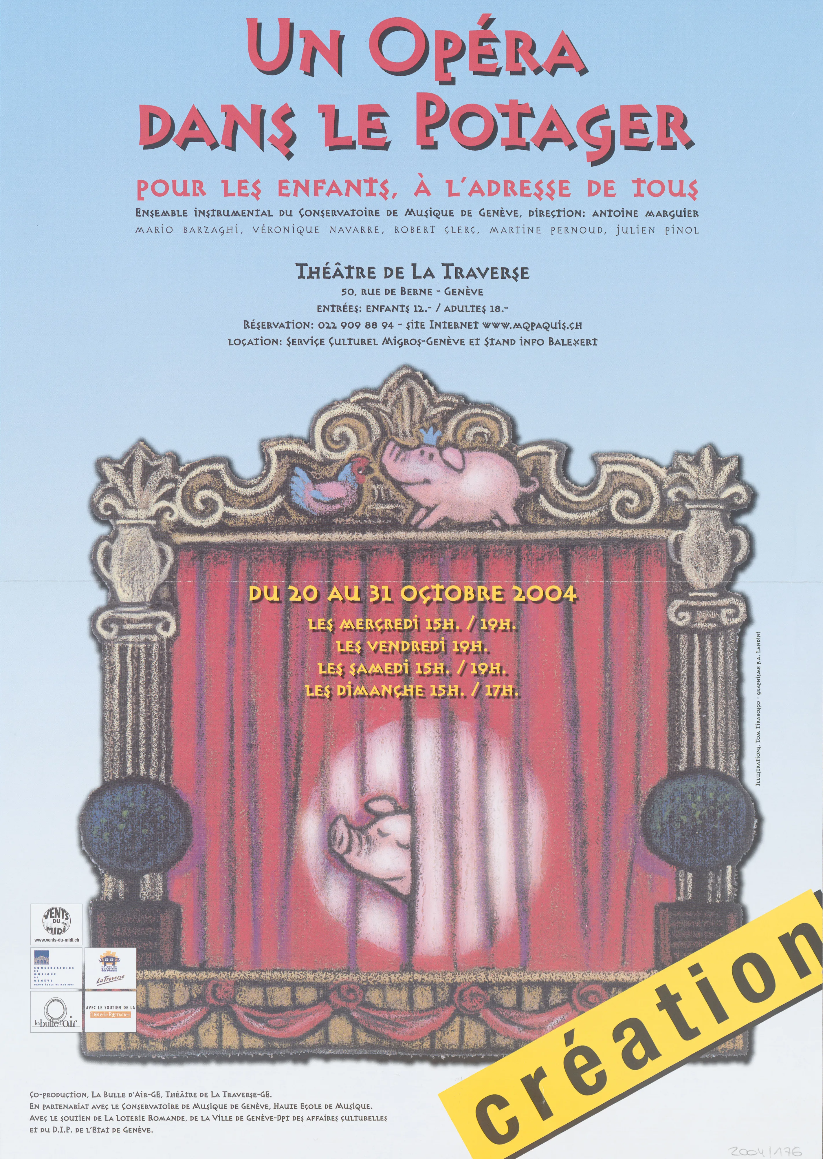 Un opéra dans le potager