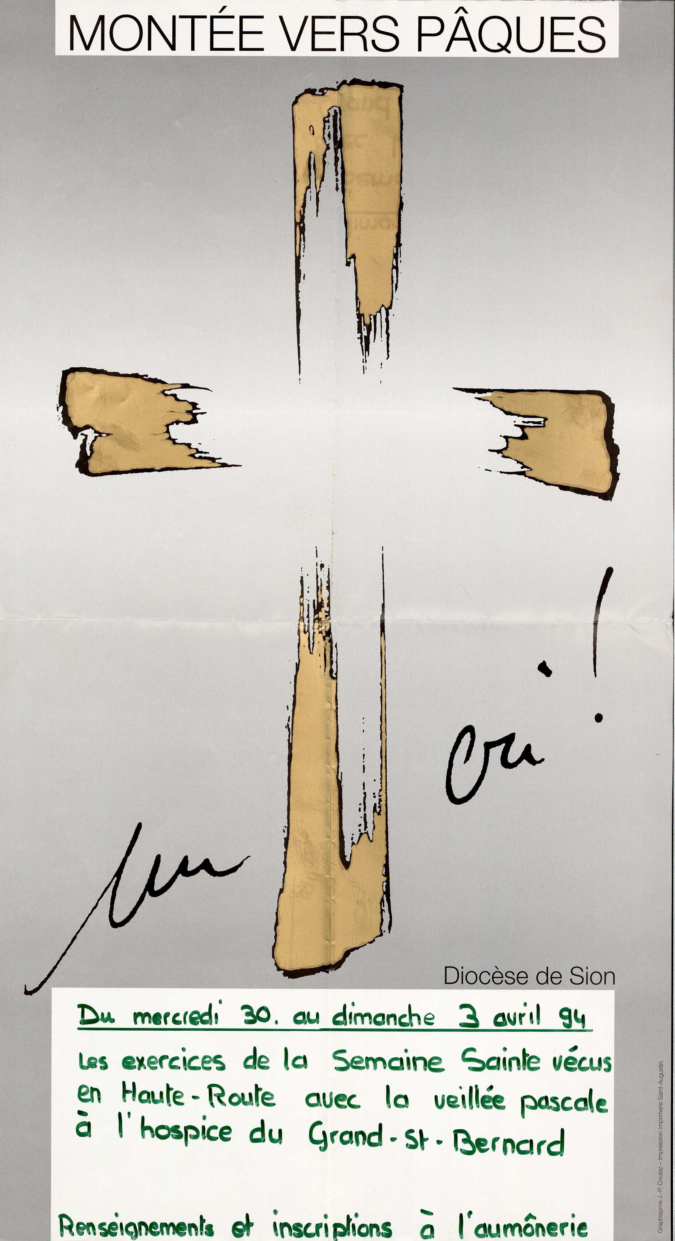 Montée vers Pâques, Diocèse de Sion