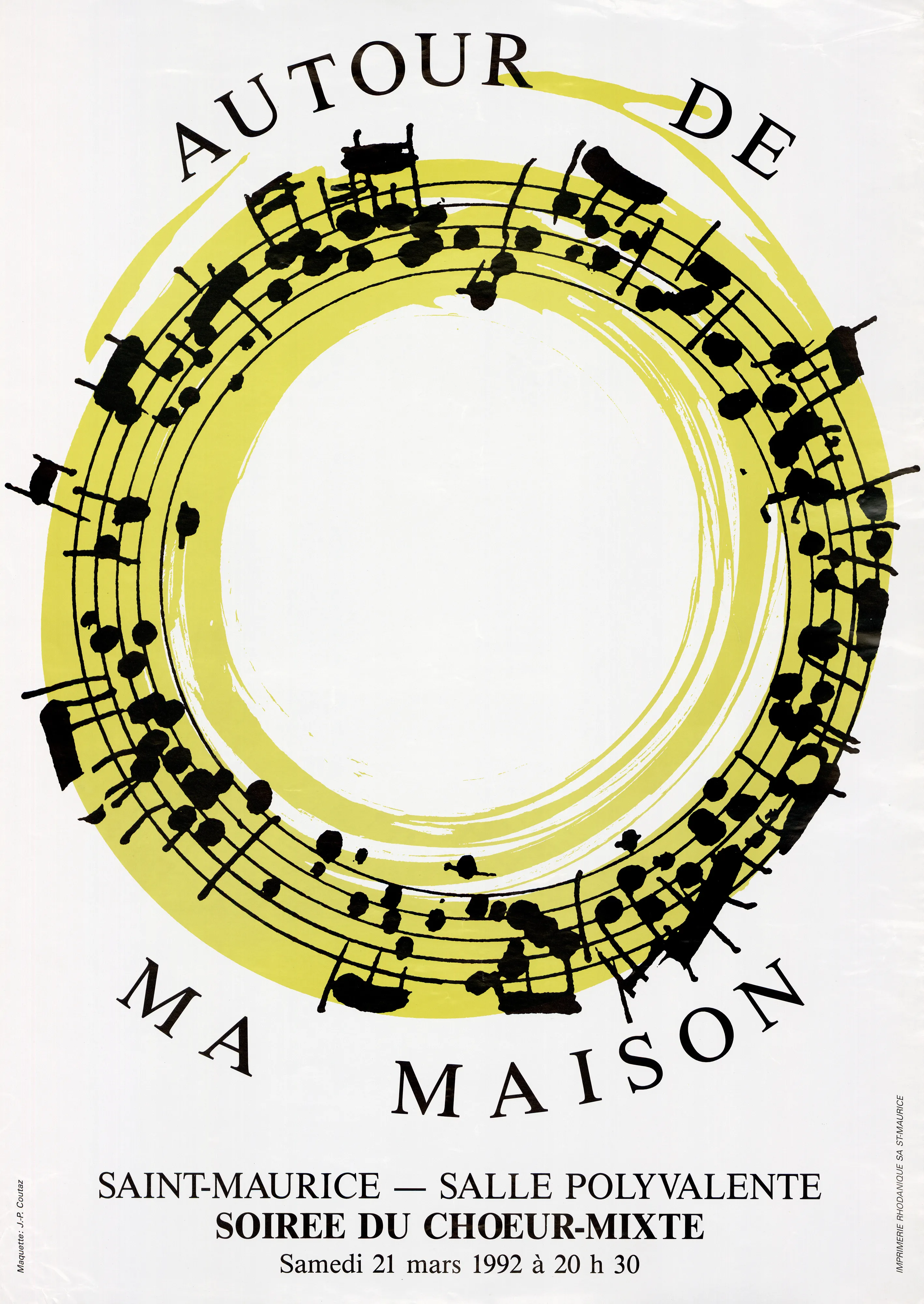 Autour de ma maison, Soirée du Choeur-mixte