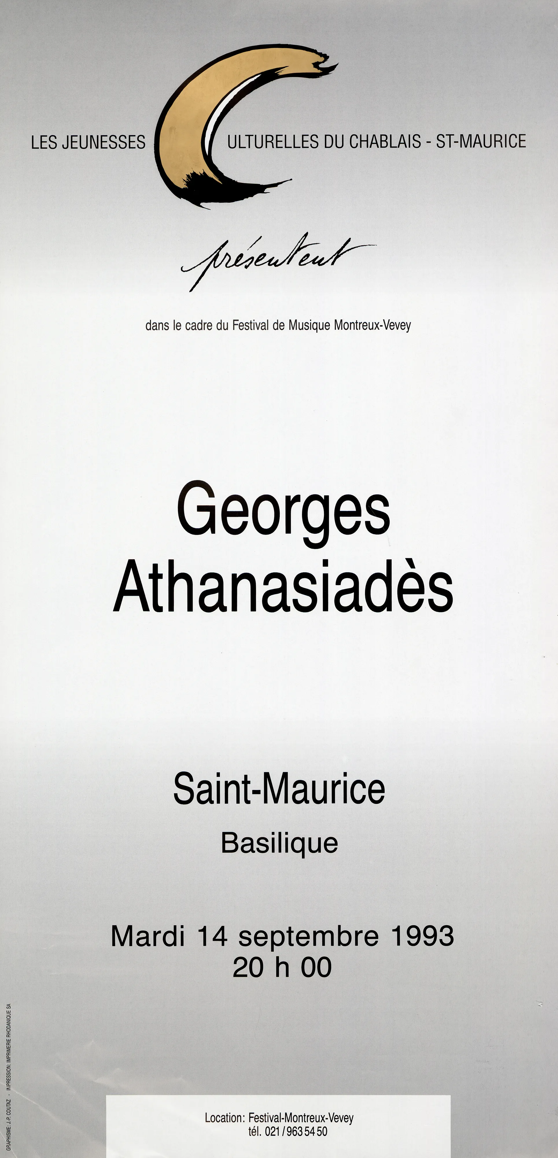 Georges Athanasiadès, Saint-Maurice