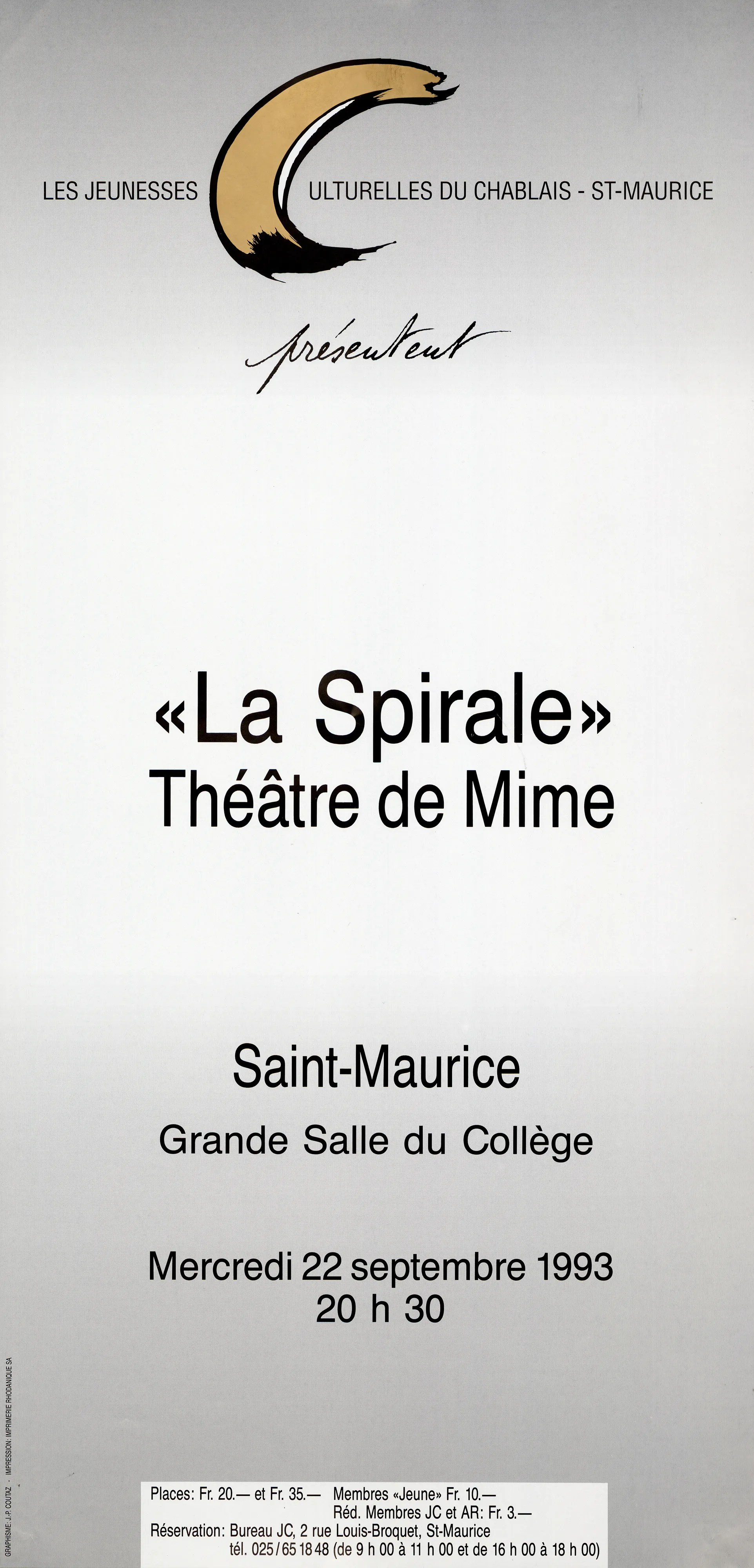 “La Spirale”, Théâtre de mime