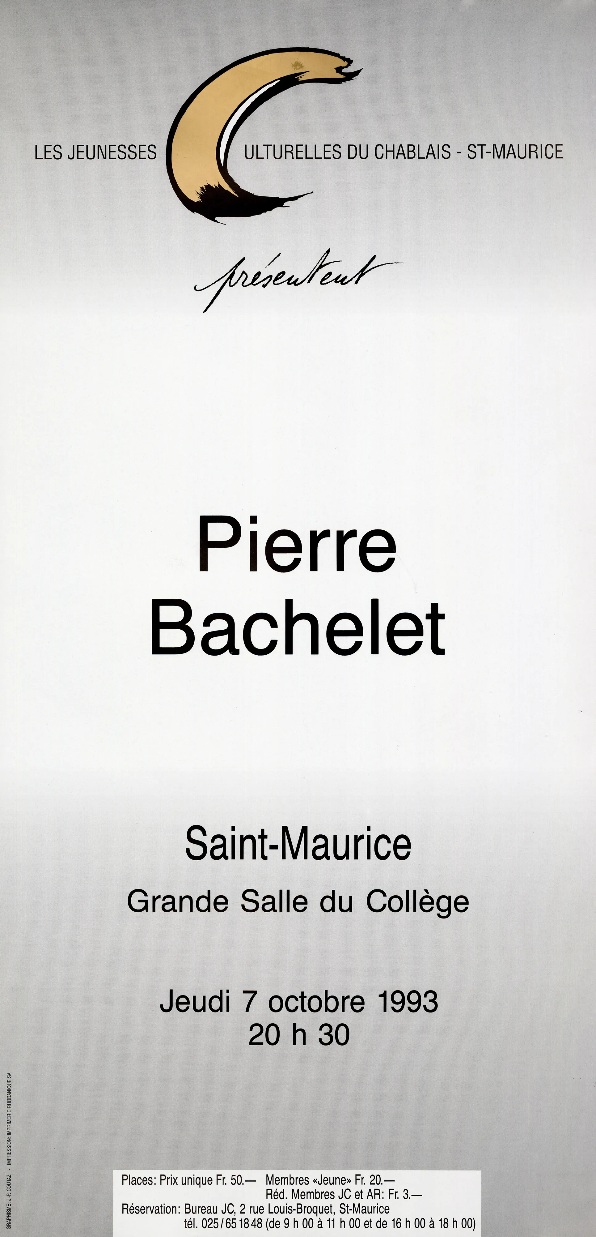 Pierre Bachelet, Saint-Maurice