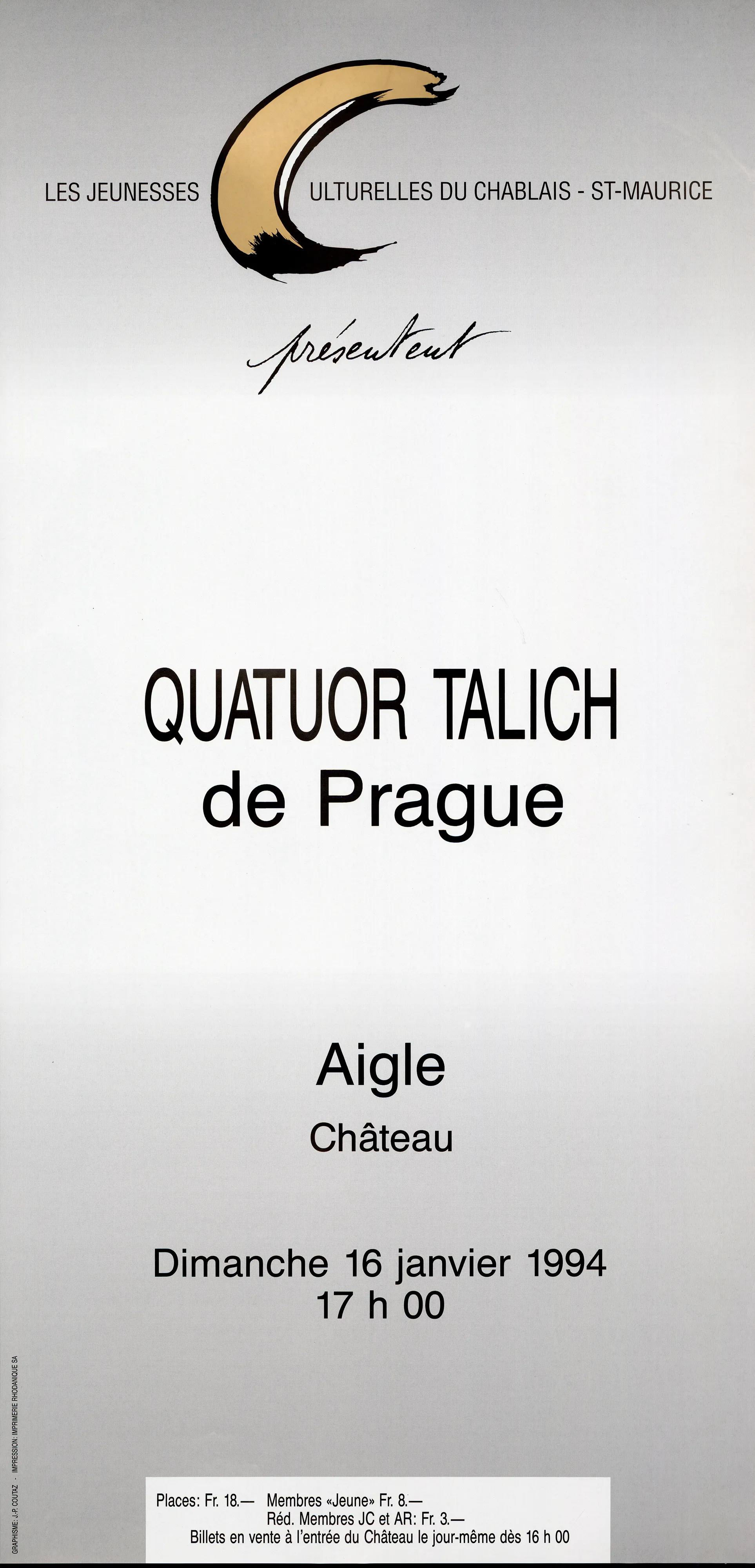 Quatuor Talich de Prague, Aigle