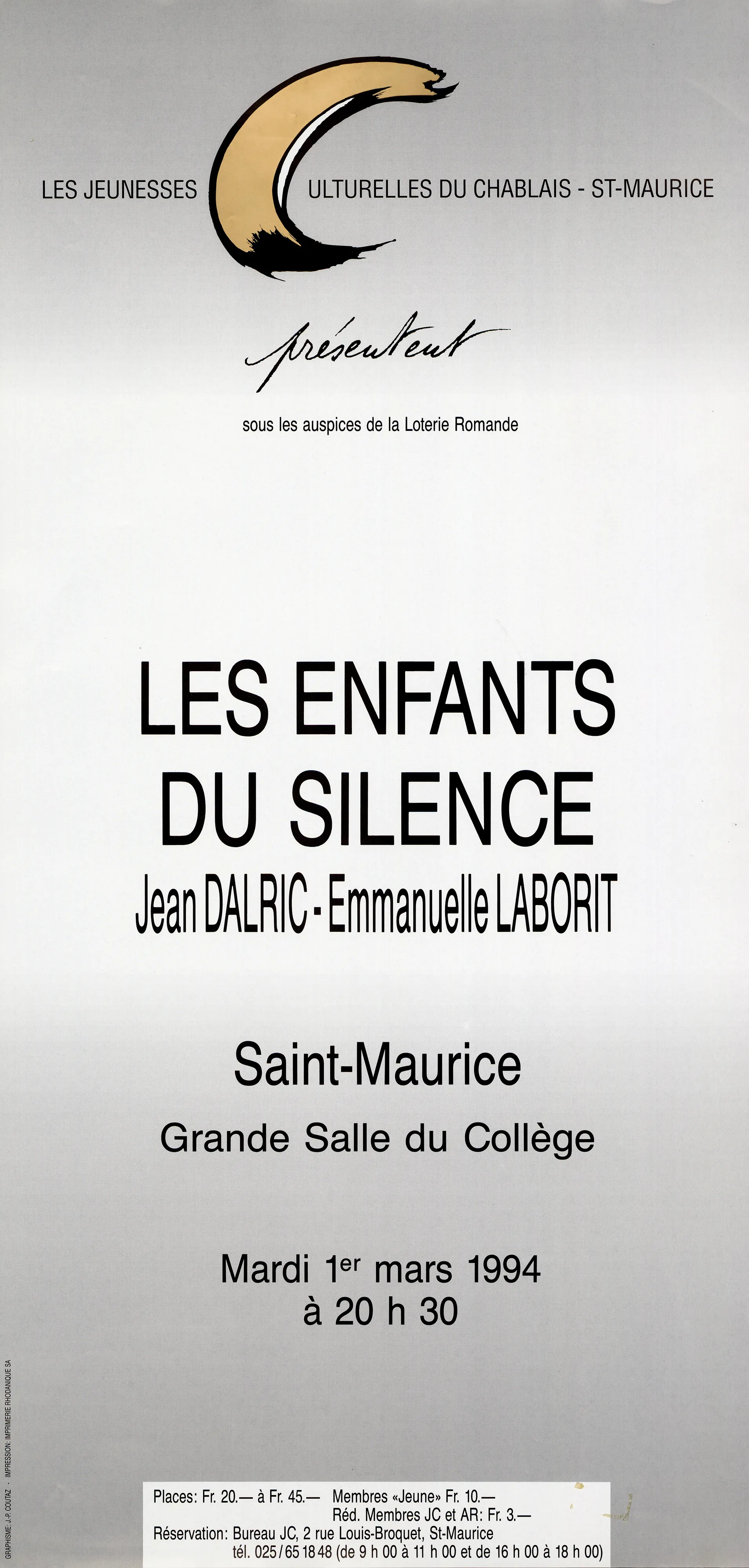 Les enfants du silence, Jean Dalric