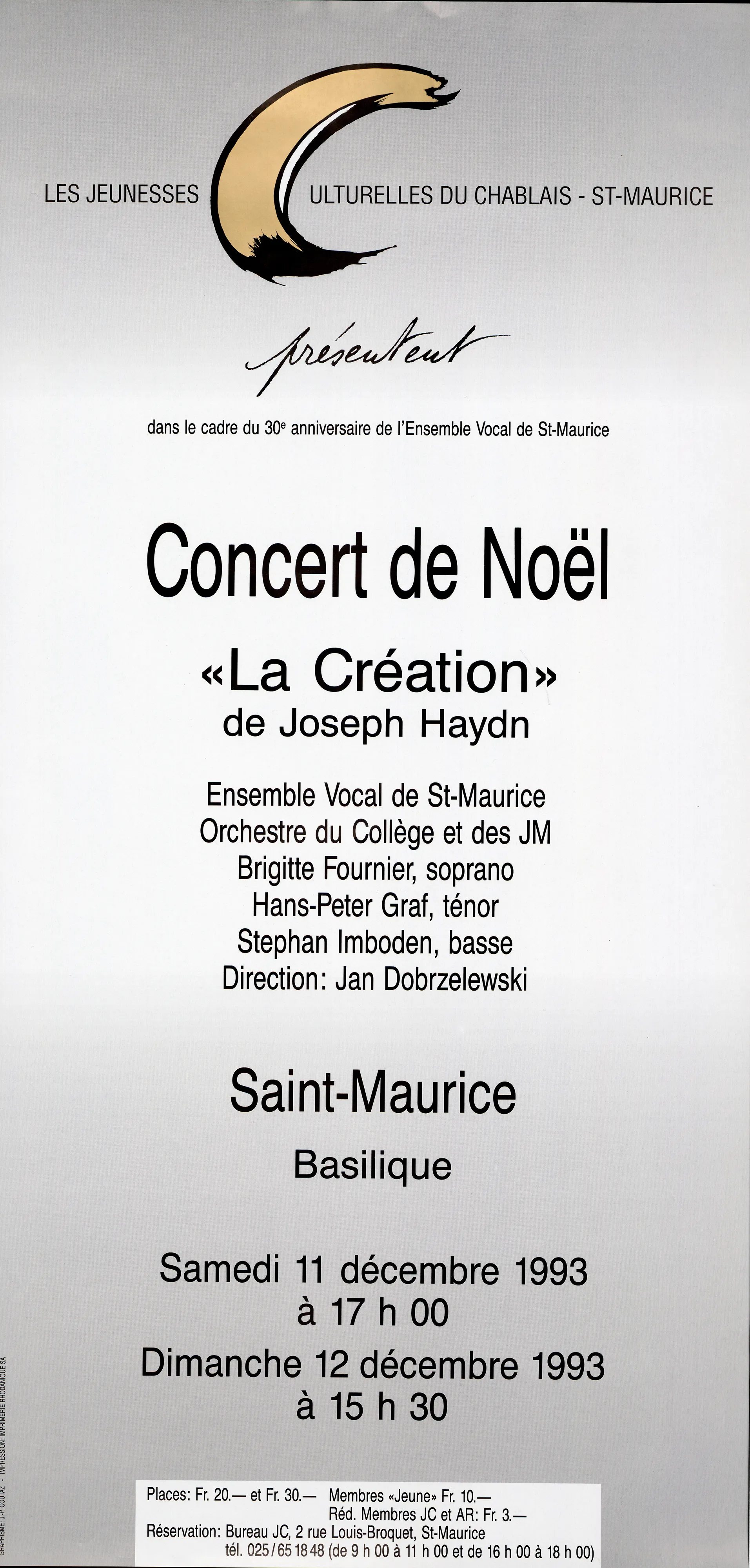 Concert de Noël, “La création” de Joseph Haydn