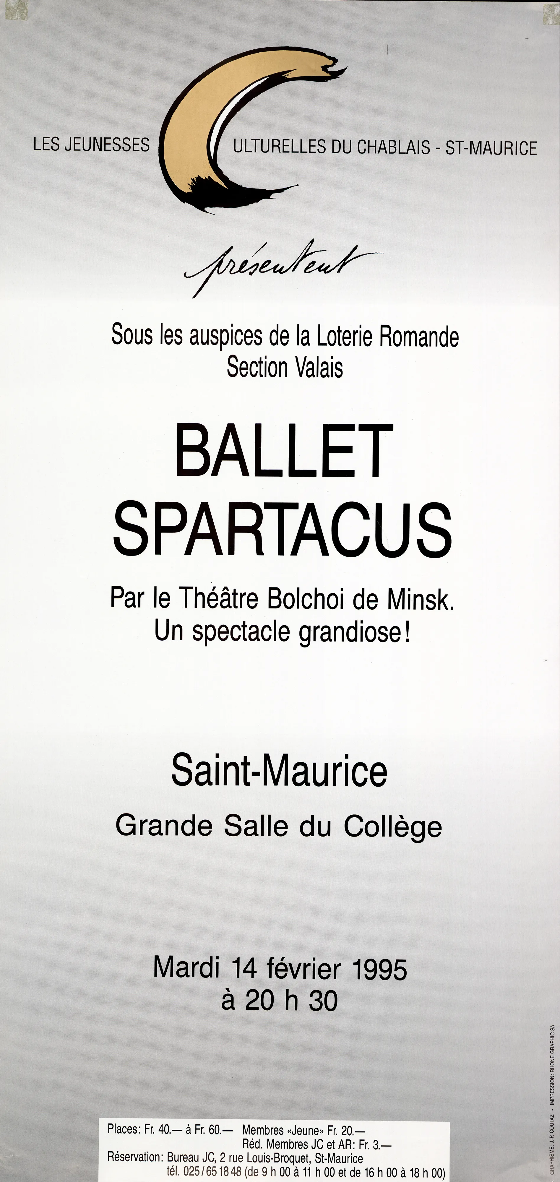 Ballet Spartacus, Par le Théâtre Bolchoi de Minsk