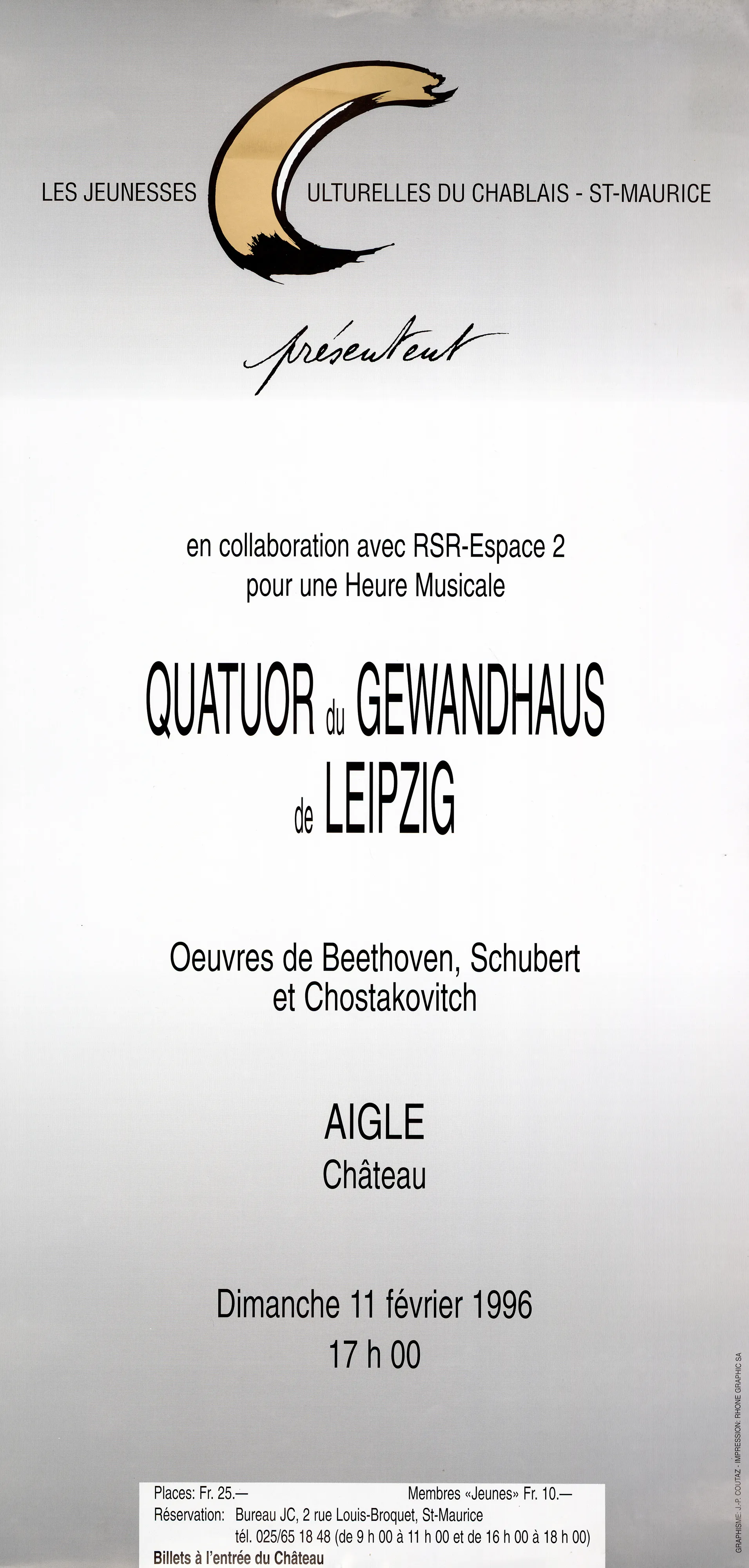 Quatuor du Gewandhaus de Leipzig, Aigle