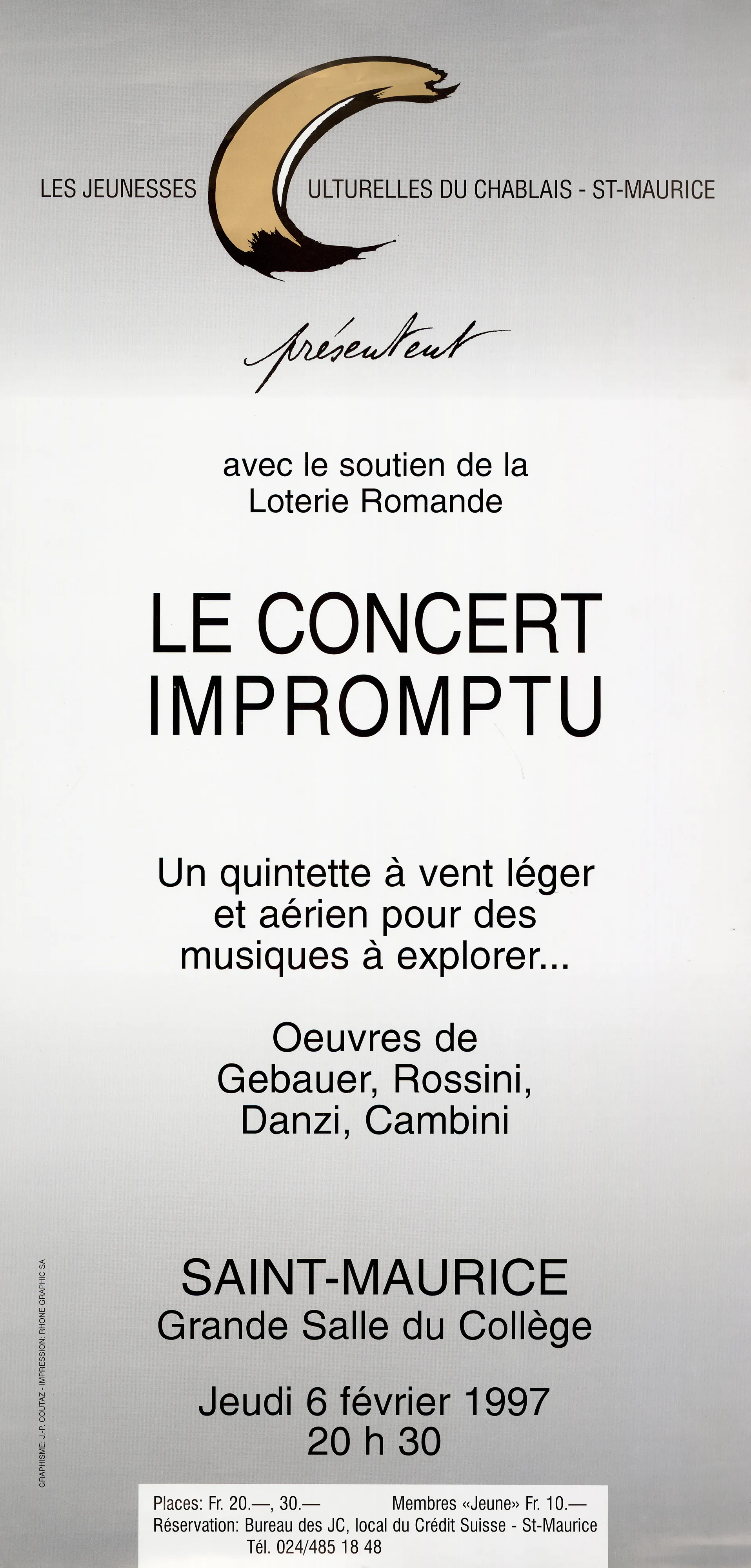 Le concert impromptu, Quintette à vent