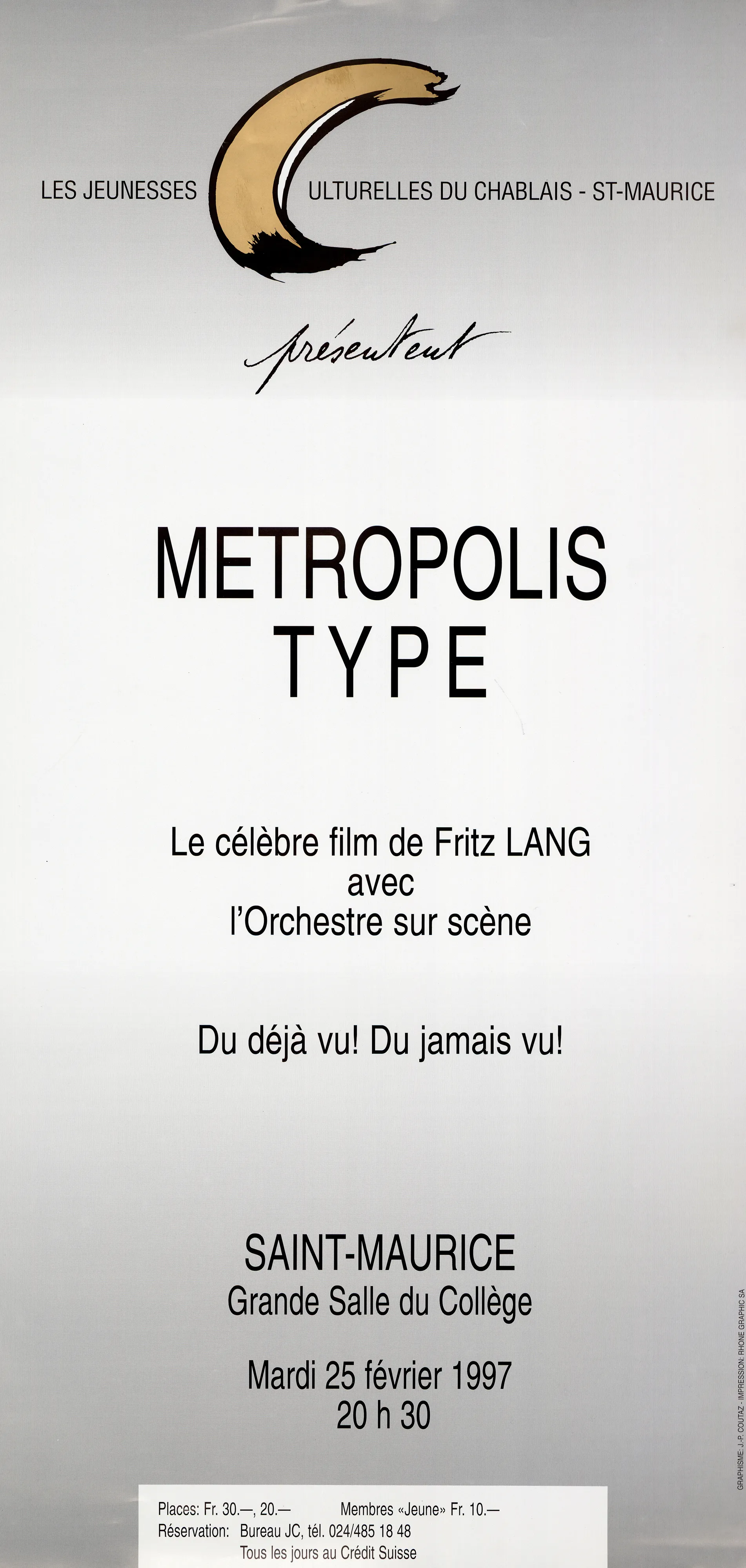 Metropolis Type, Film de Fritz Lang