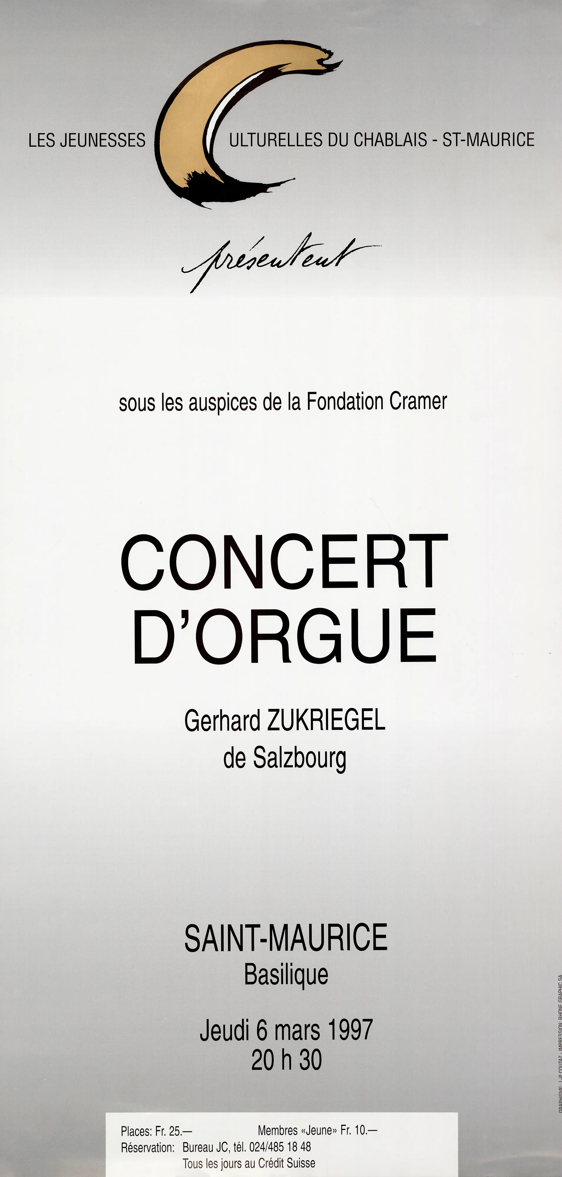 Concert d’orgue, Gerhard Zukriegel de Salzbourg