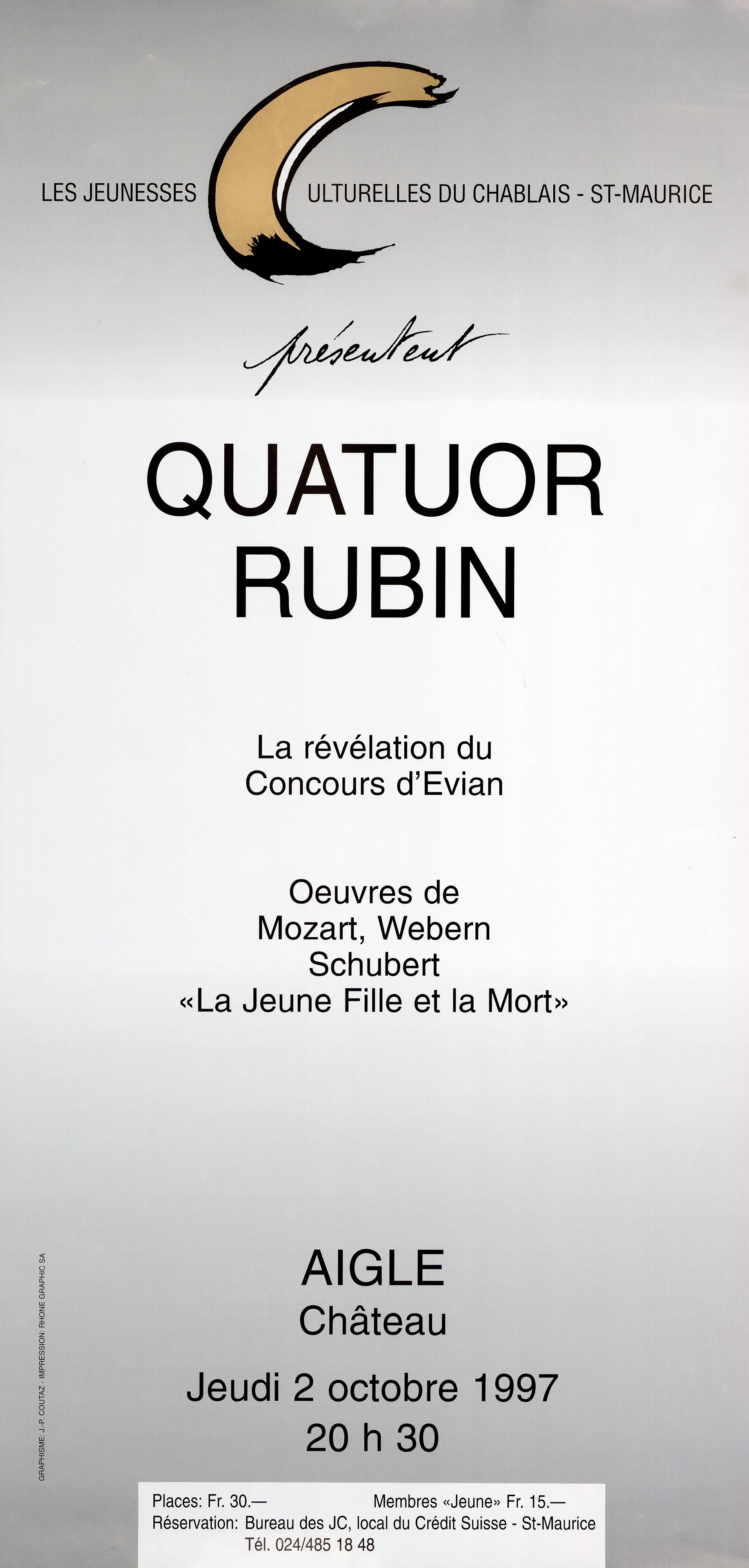 Quatuor Rubin, Aigle
