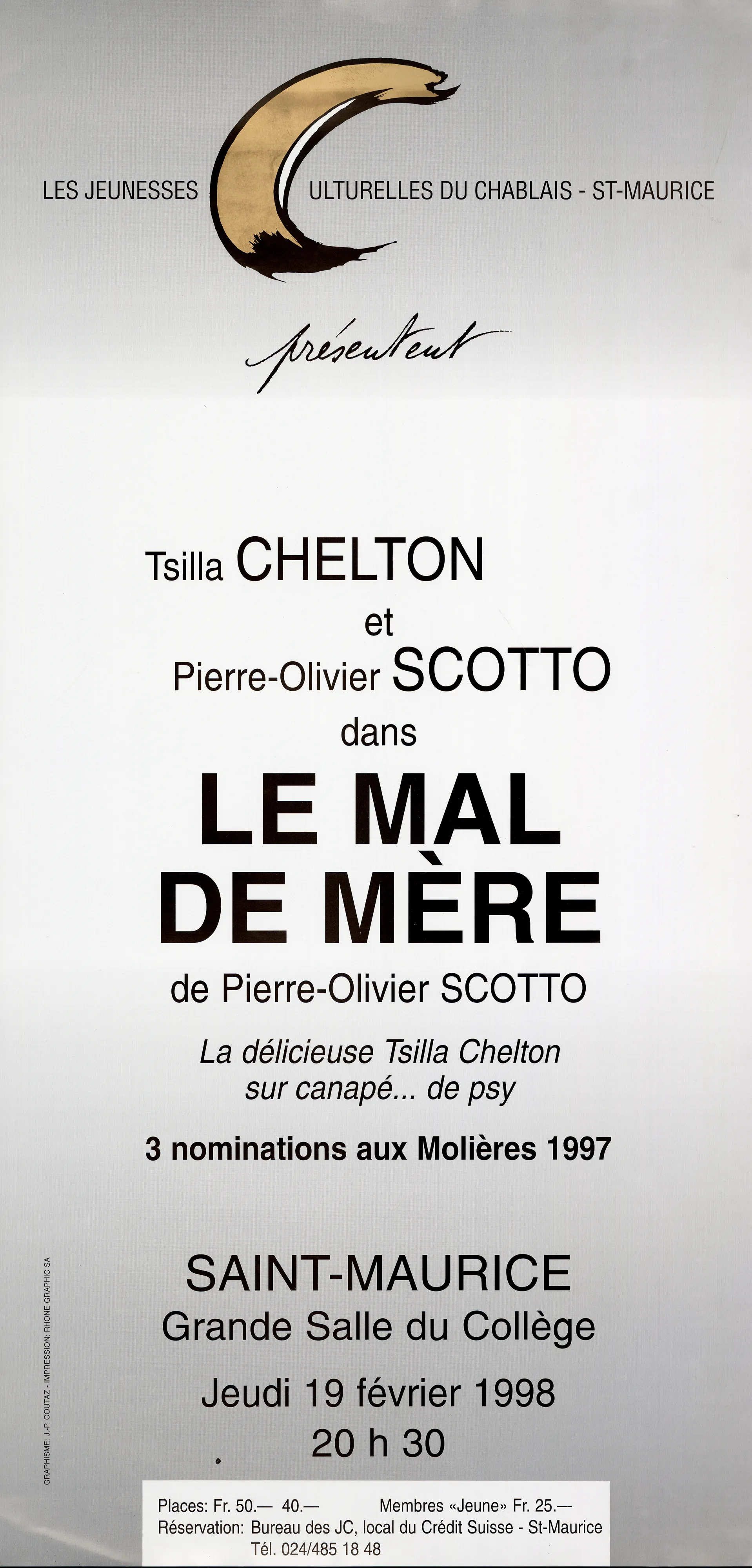Le mal de mère de Pierre-Olivier Scotto, Avec Tsilla Chelton et Pierre-Olivier Scotto