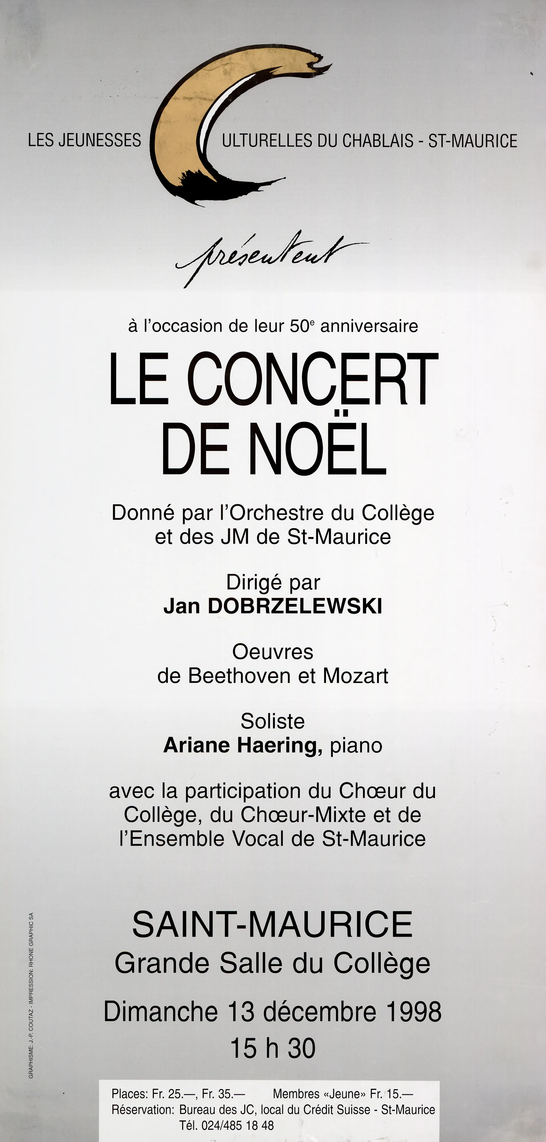 Concert de Noël, Dirigé par Jan Dobrzelewski