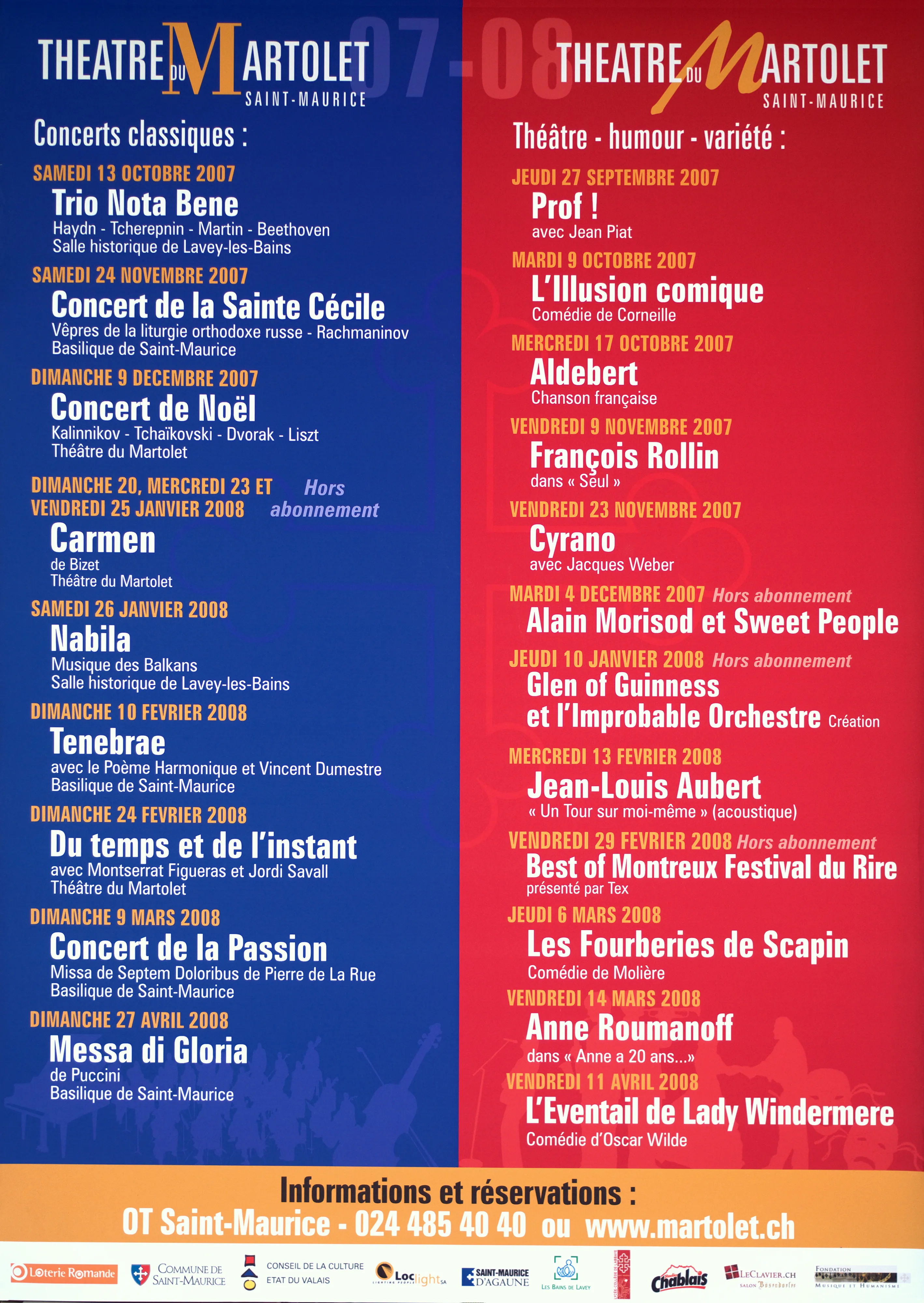 Théâtre du Martolet. 07-08