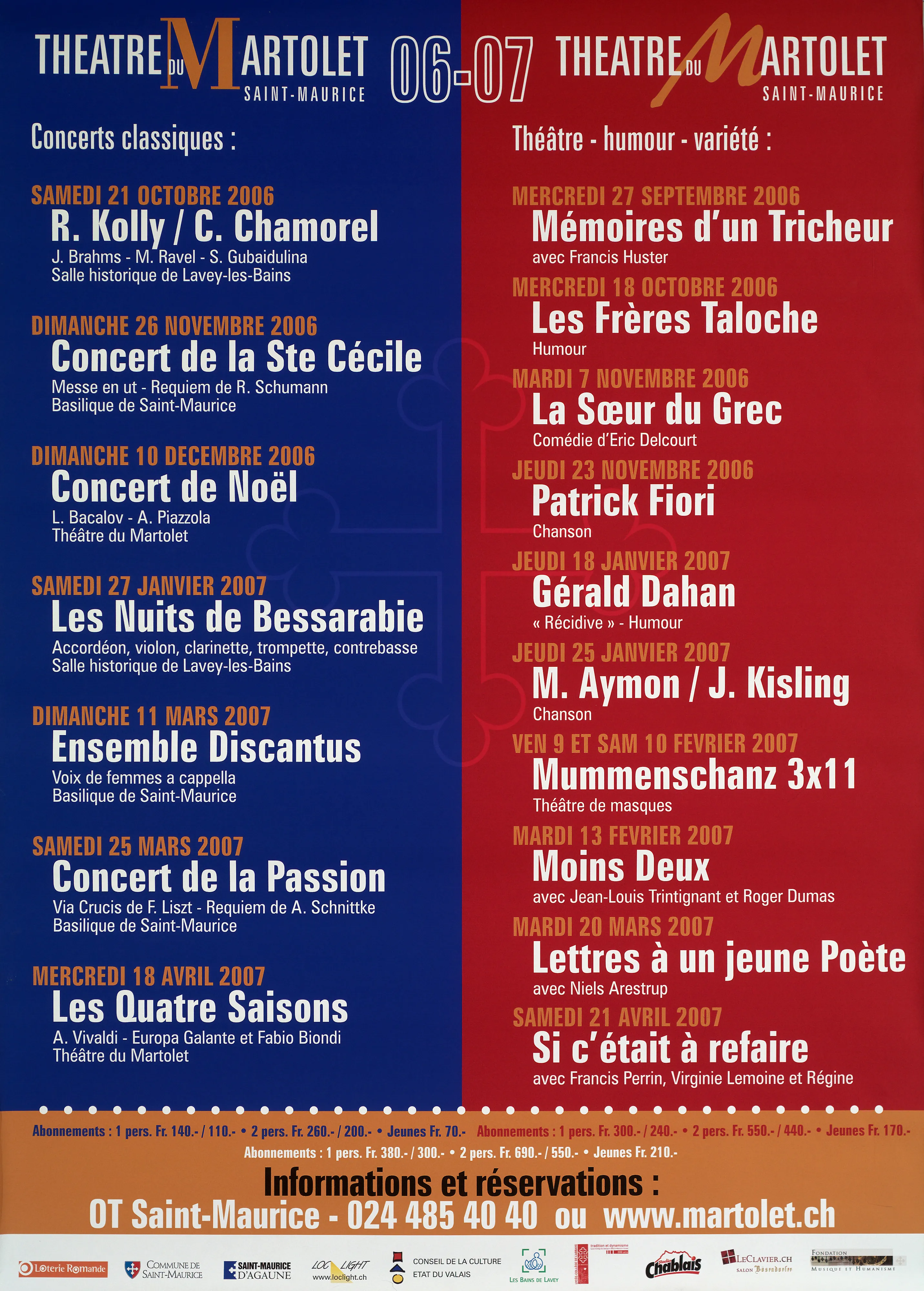 Théâtre du Martolet. 06-07