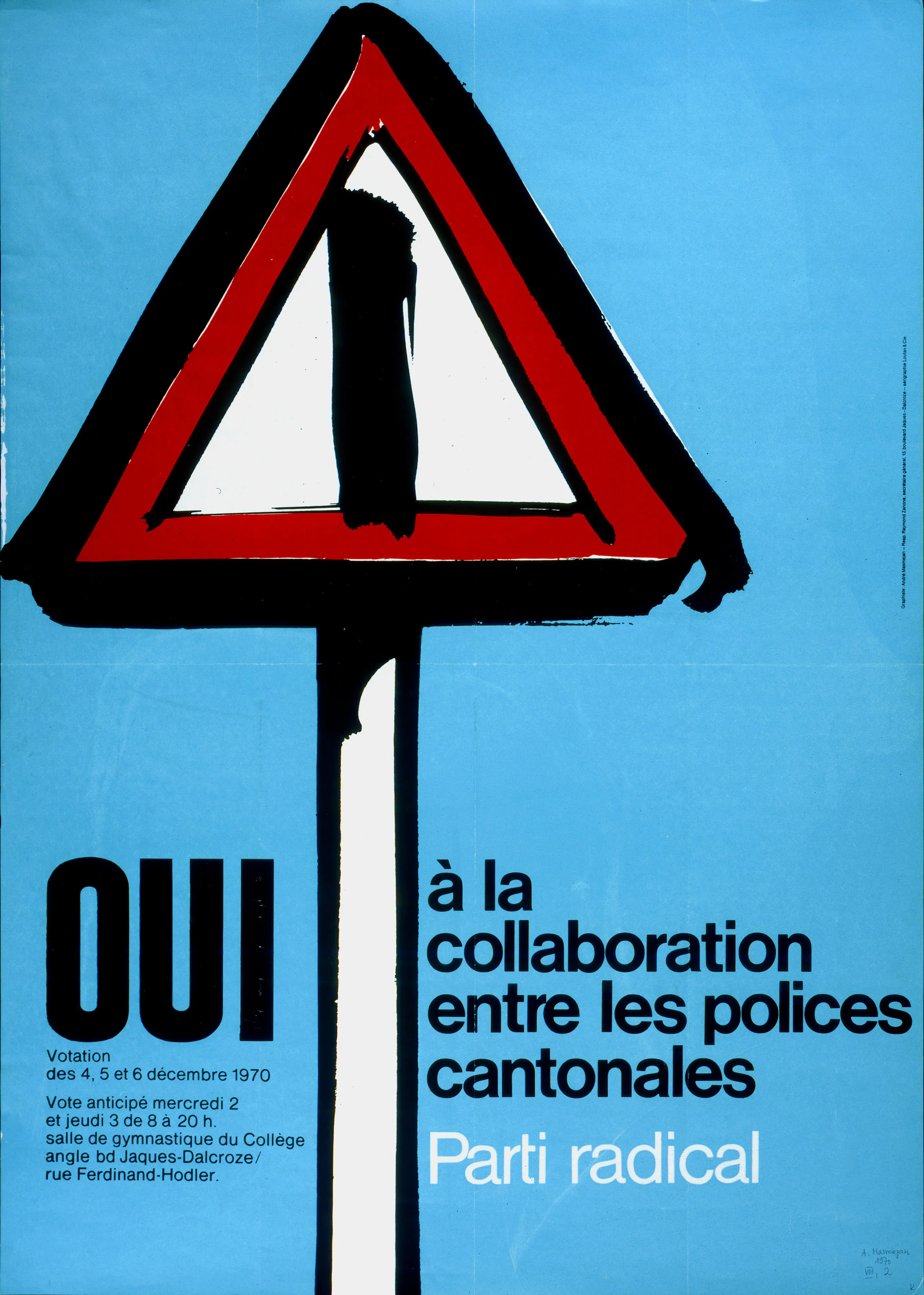 Oui à la collaboration entre les polices cantonales, votation des 4
