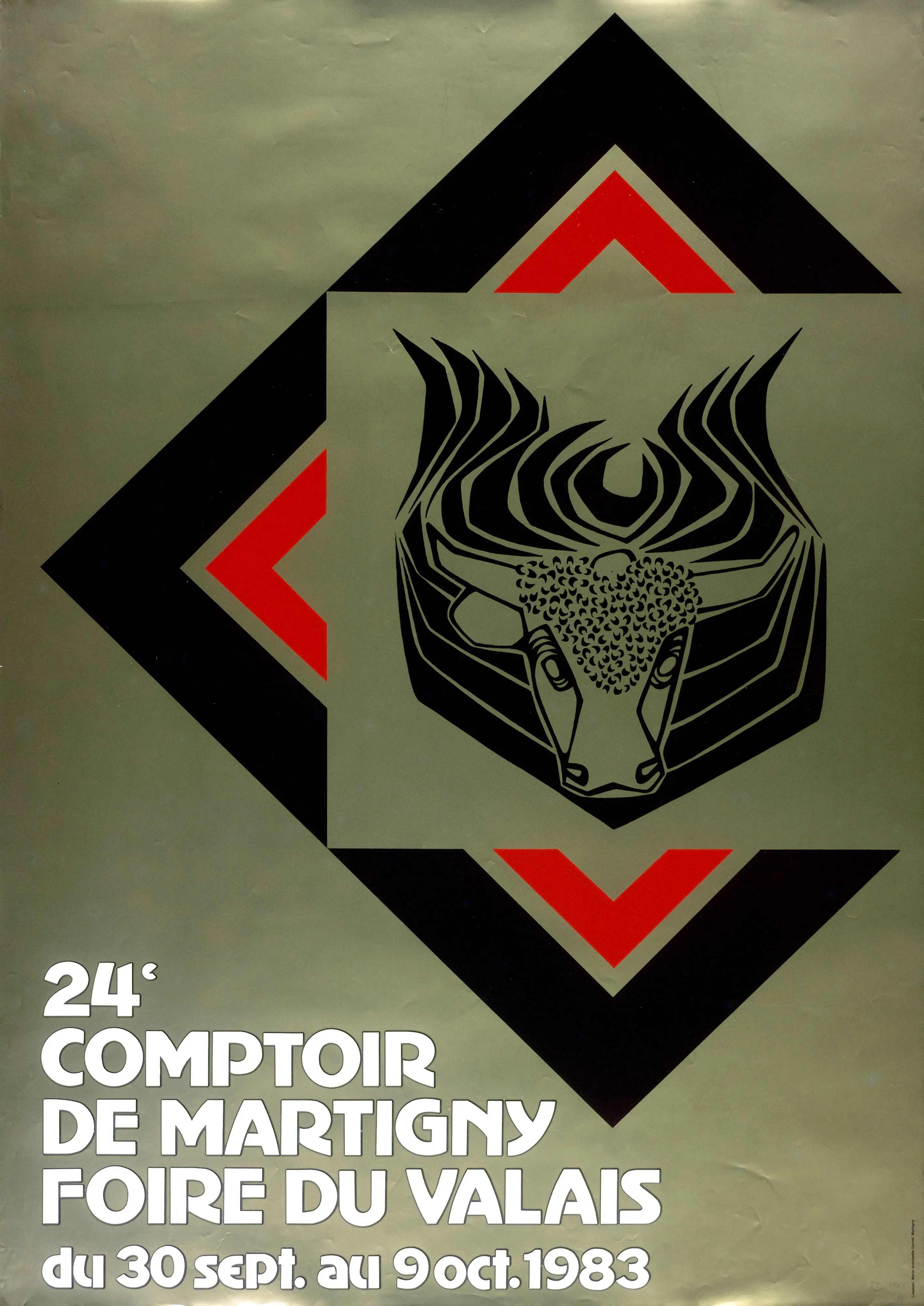 24e comptoir de Martigny foire du Valais, du 30 septembre au 9 octobre 1983