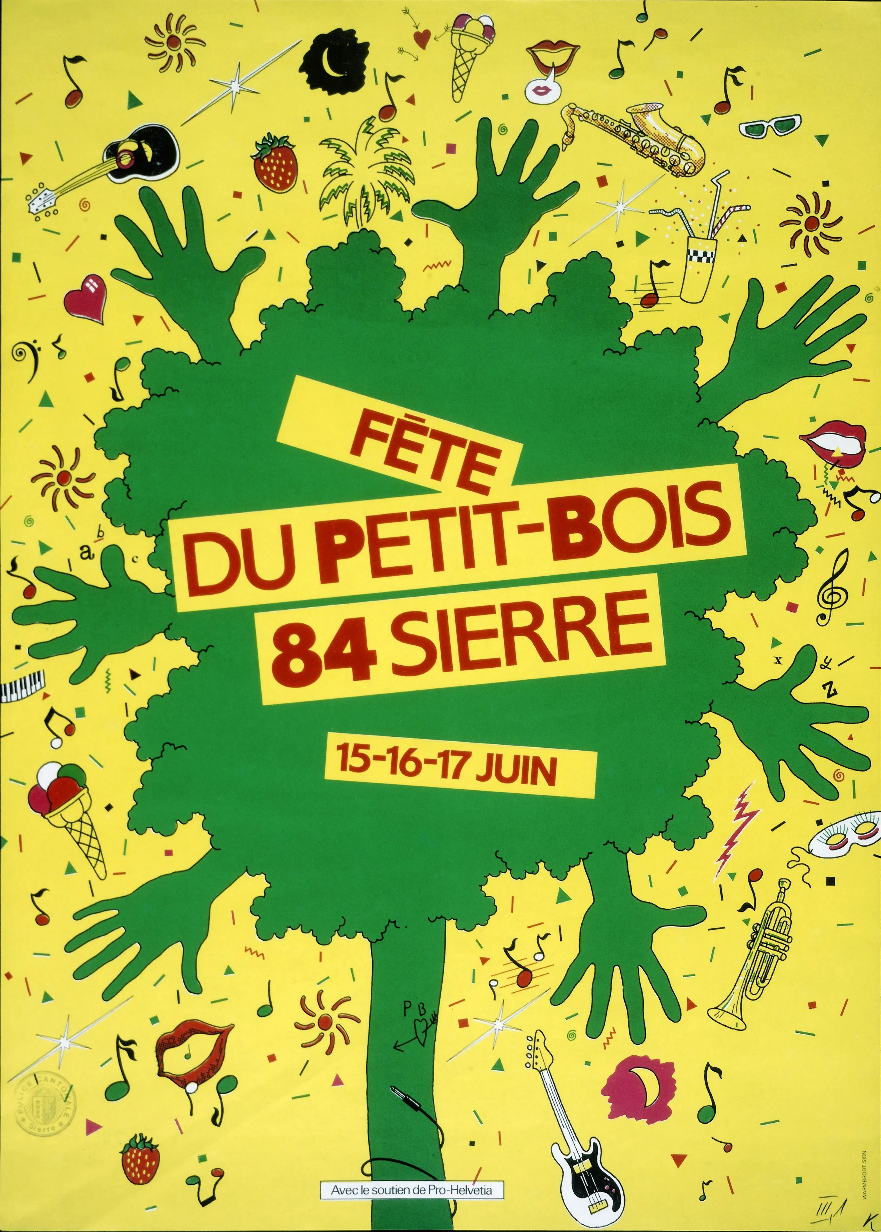 Fête du Petit-Bois 84 Sierre, 15-16-17 juin
